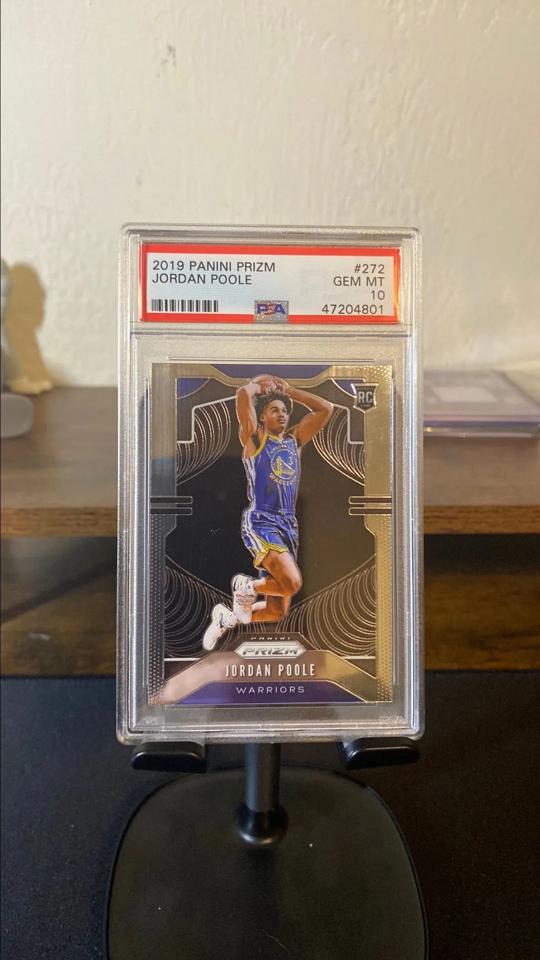 Product image for 2019 panini prizm Jordan Poole #272 Gem MT 10