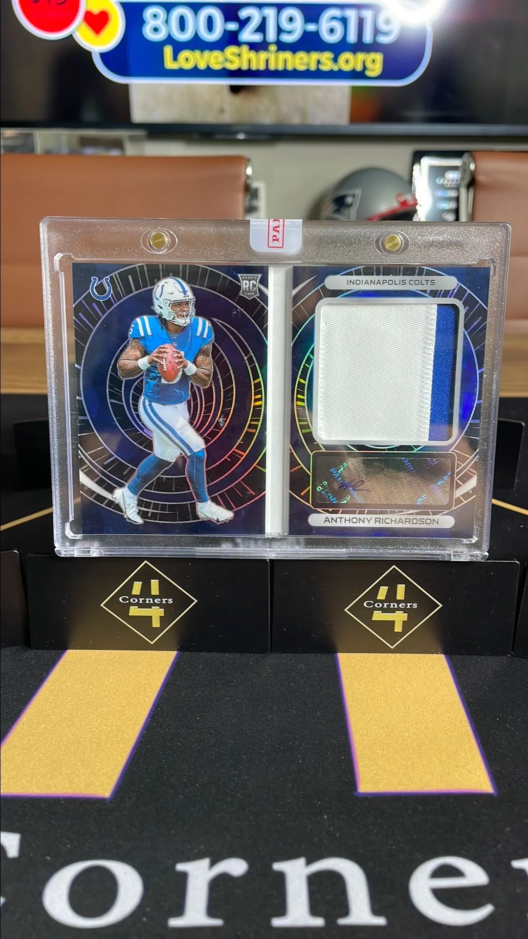 Product image for Anthony Richardson 2023 Panini Sealed Spectra Football RPA Booklet /40 Rookie