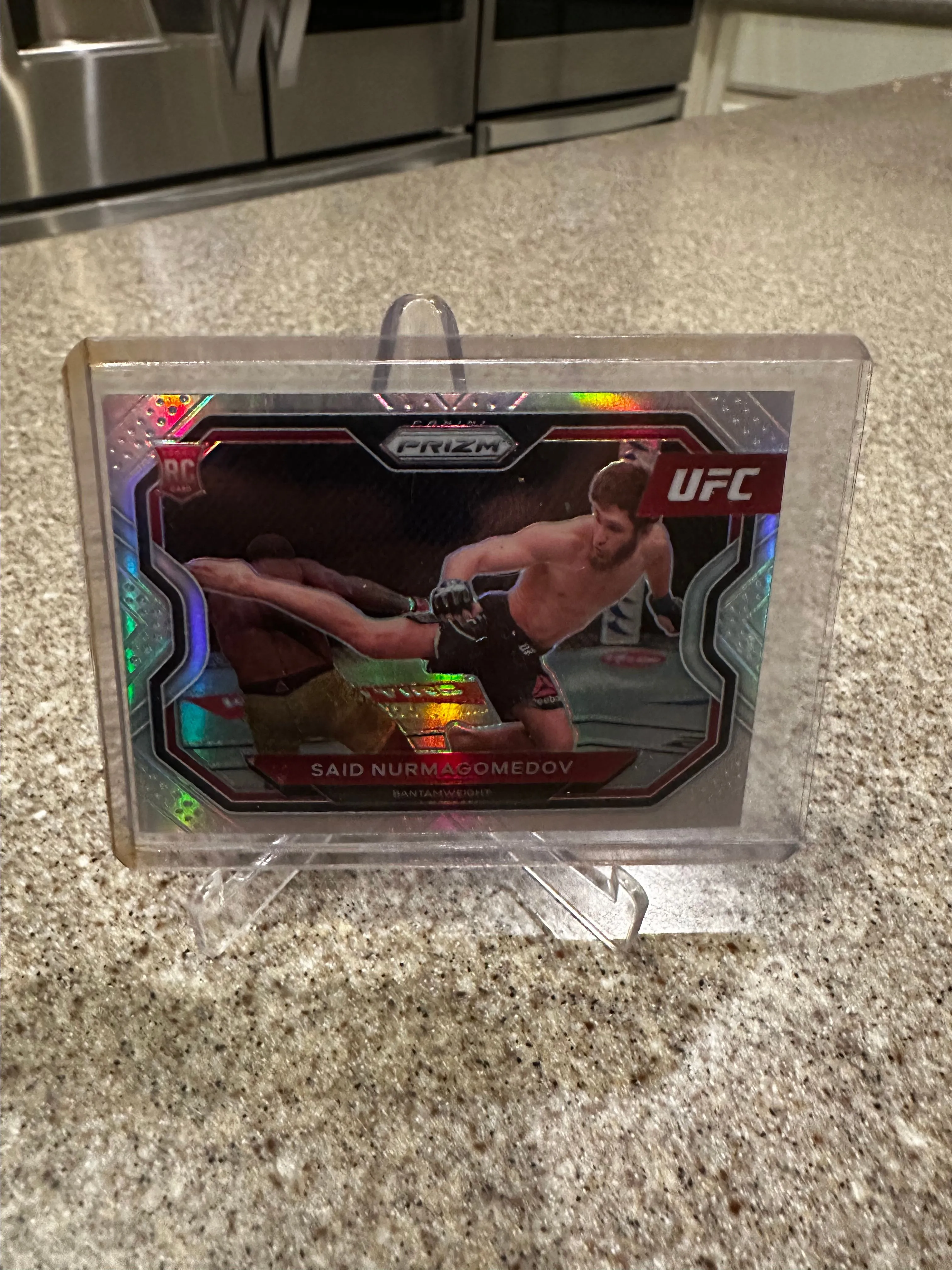 Product image for 2021 panini Prizm ufc said Nurmagomedov silver Prizm Rookie