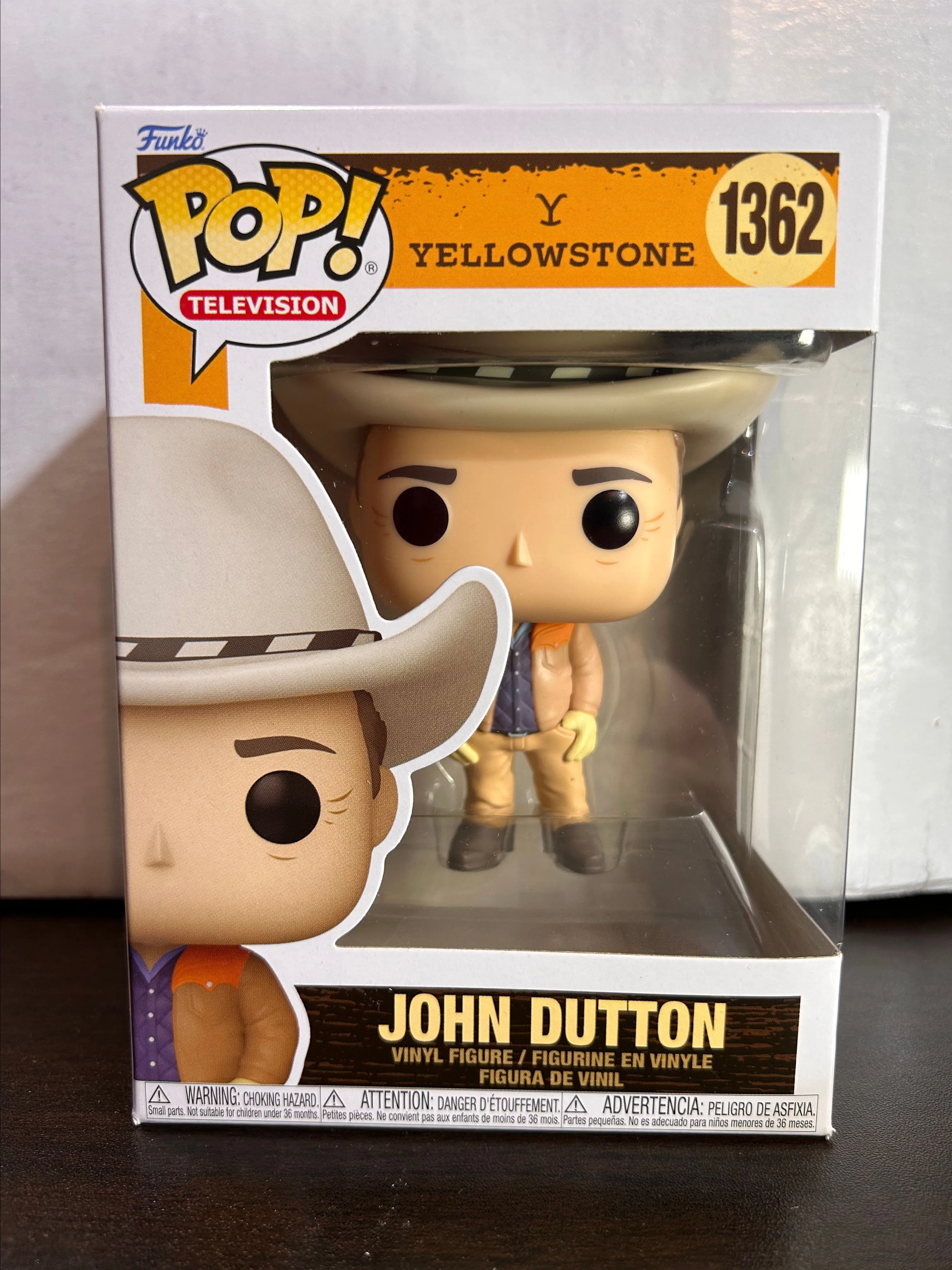 Product image for John Dutton Yellowstone Television Funko Pop 1362 With Protector