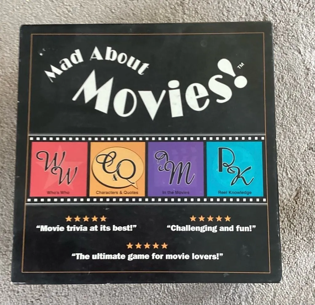 Product image for Parklife Games Mad About Movies Trivia Game