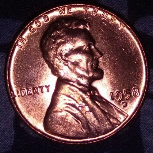 Product image for 1958 d Lincoln Memorial cent DDO