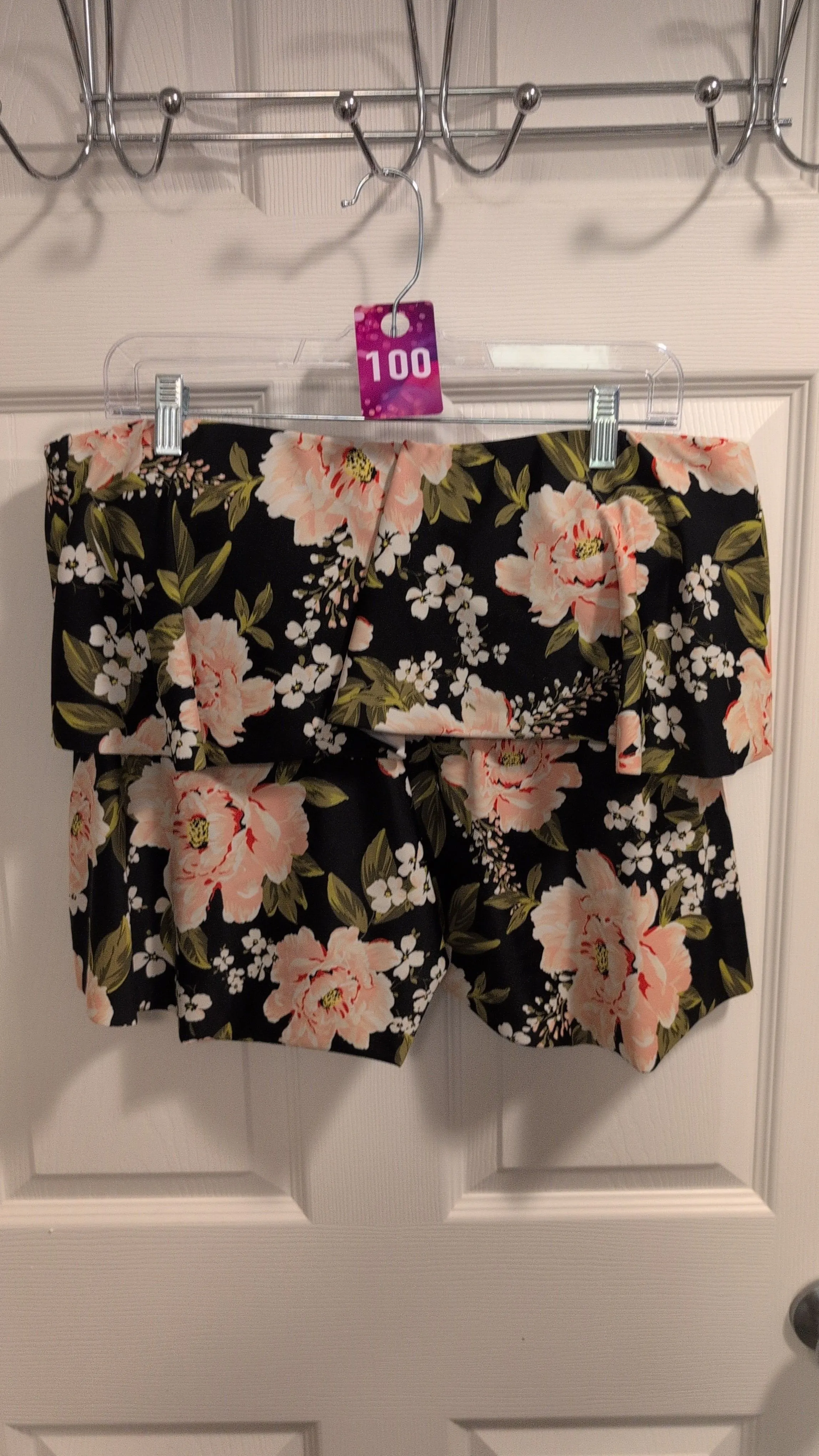 Product image for z100 Kona Sol ruffle strapless bathing suit top light padding size XL