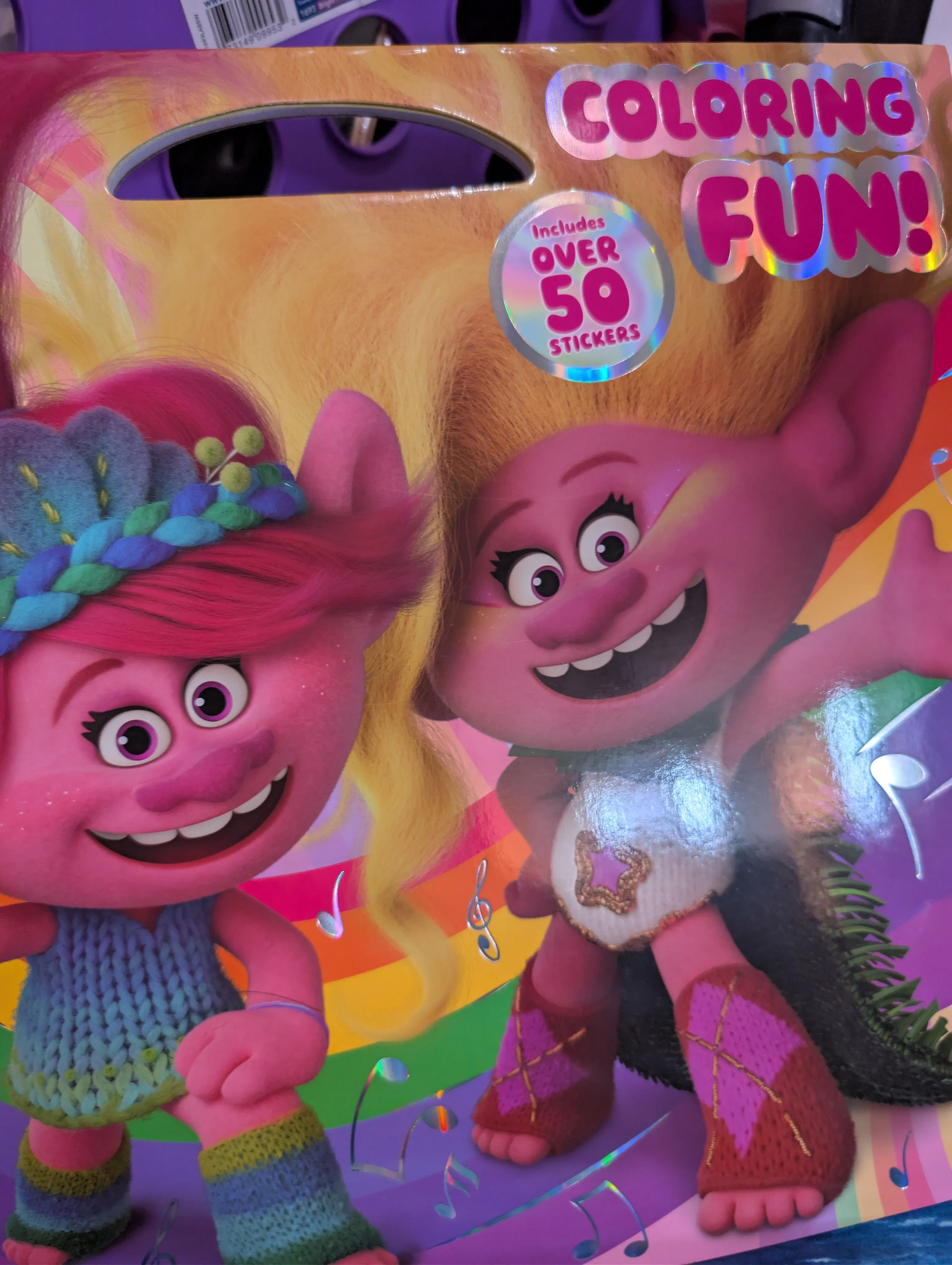 Product image for Trolls Coloring Fun!" activity book