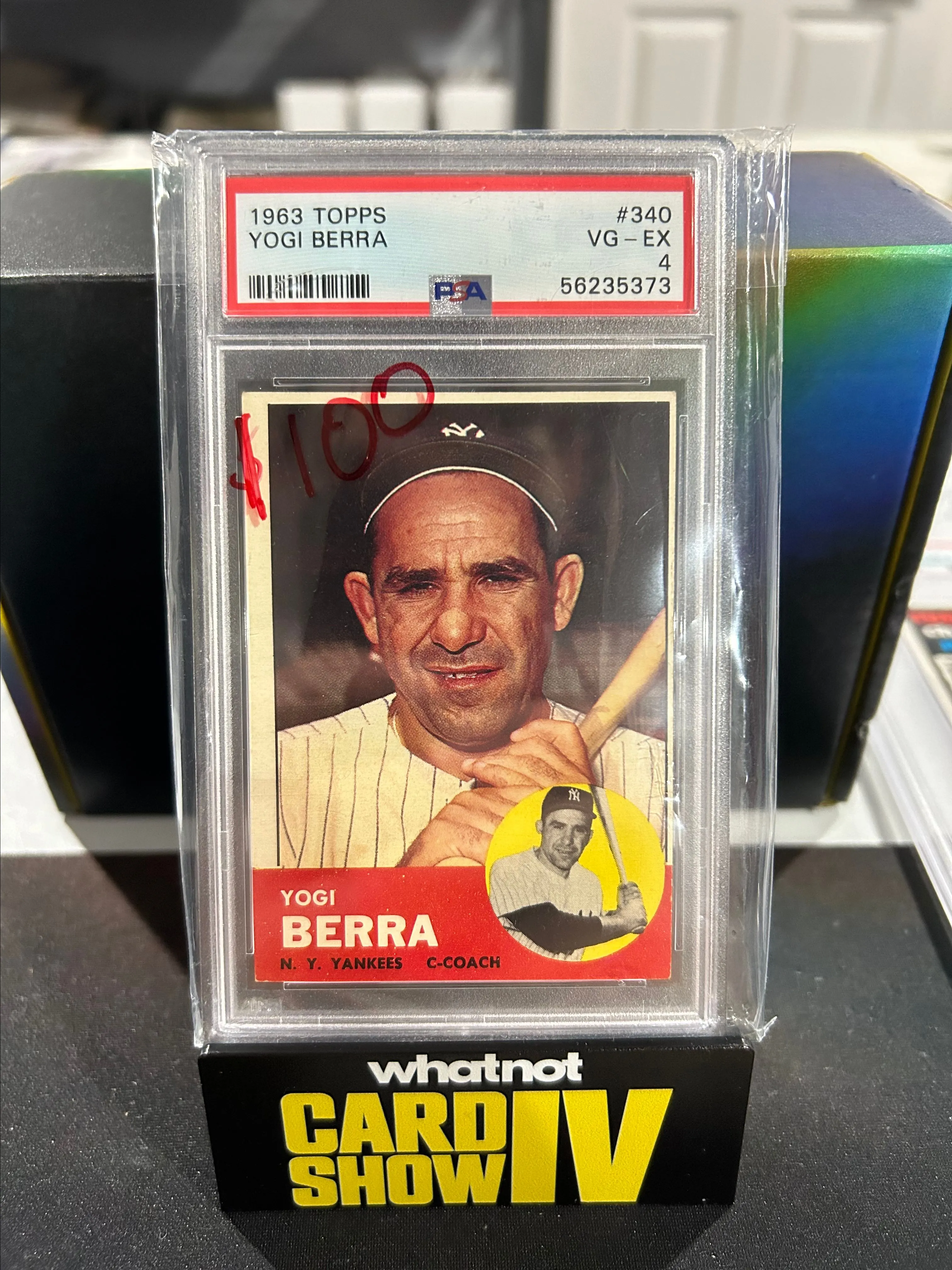 Product image for 1963 Topps Yogi Berra PSA 4