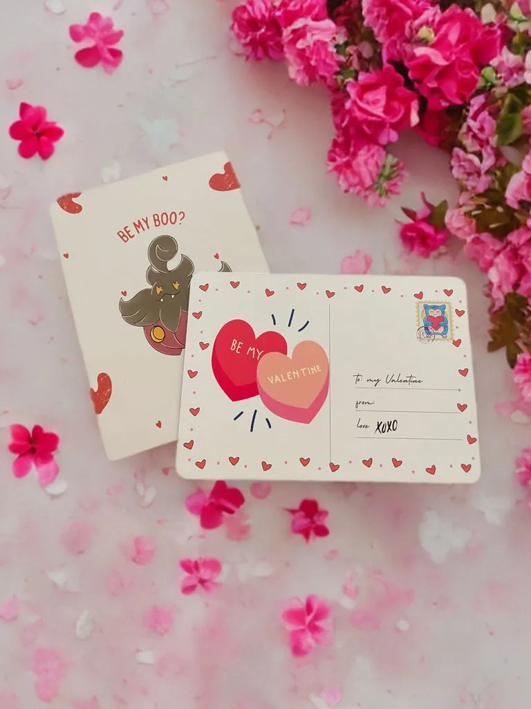 Product image for Be my (Pumpkin)BooValentines postcard