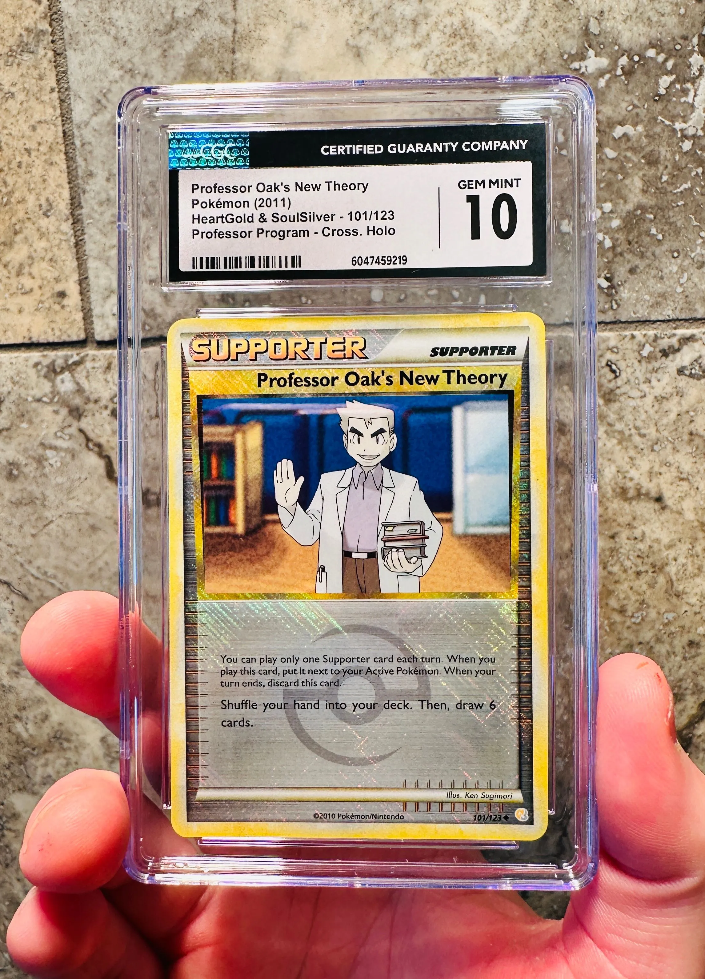2011 Professor Oak's New Theory HGSS Professor Program Cross Hatch Promo  CGC Gem Mint 10  Whatnot: Shop, Sell, Connect