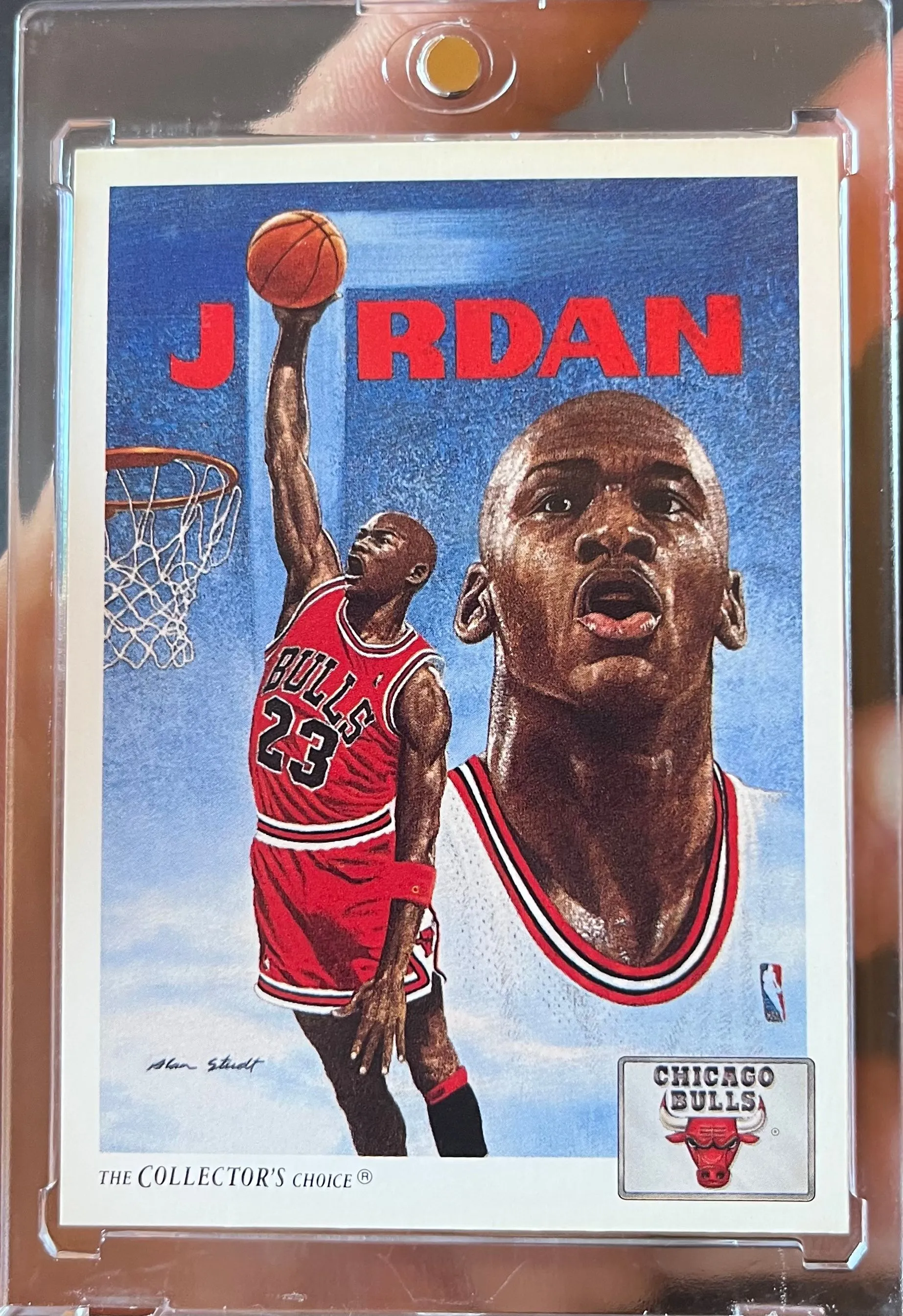 Product image for 1991-92 Upper Deck - Team Checklist Michael Jordan #75
