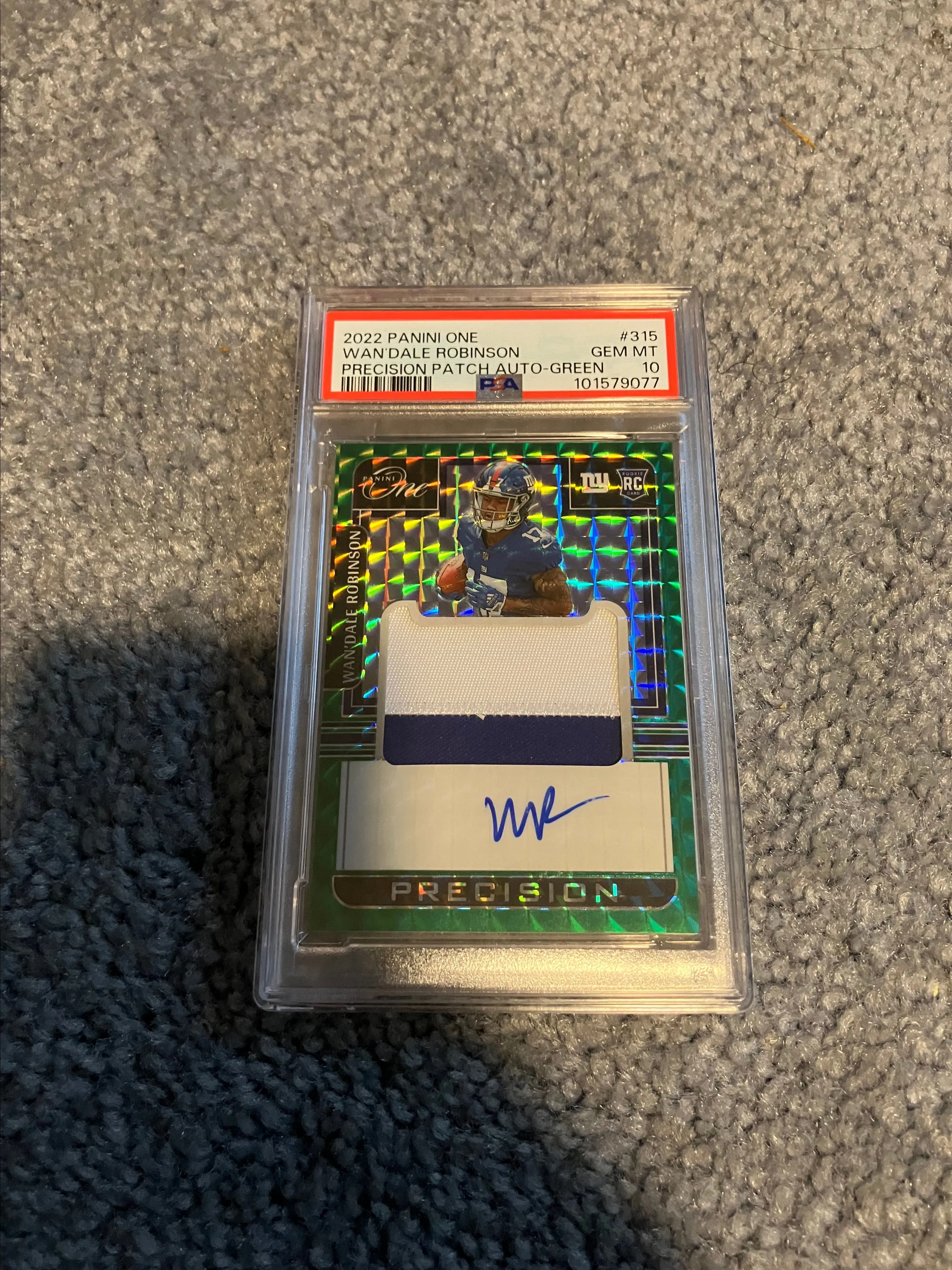 Product image for wandale robinson panini one rpa /49 psa 10