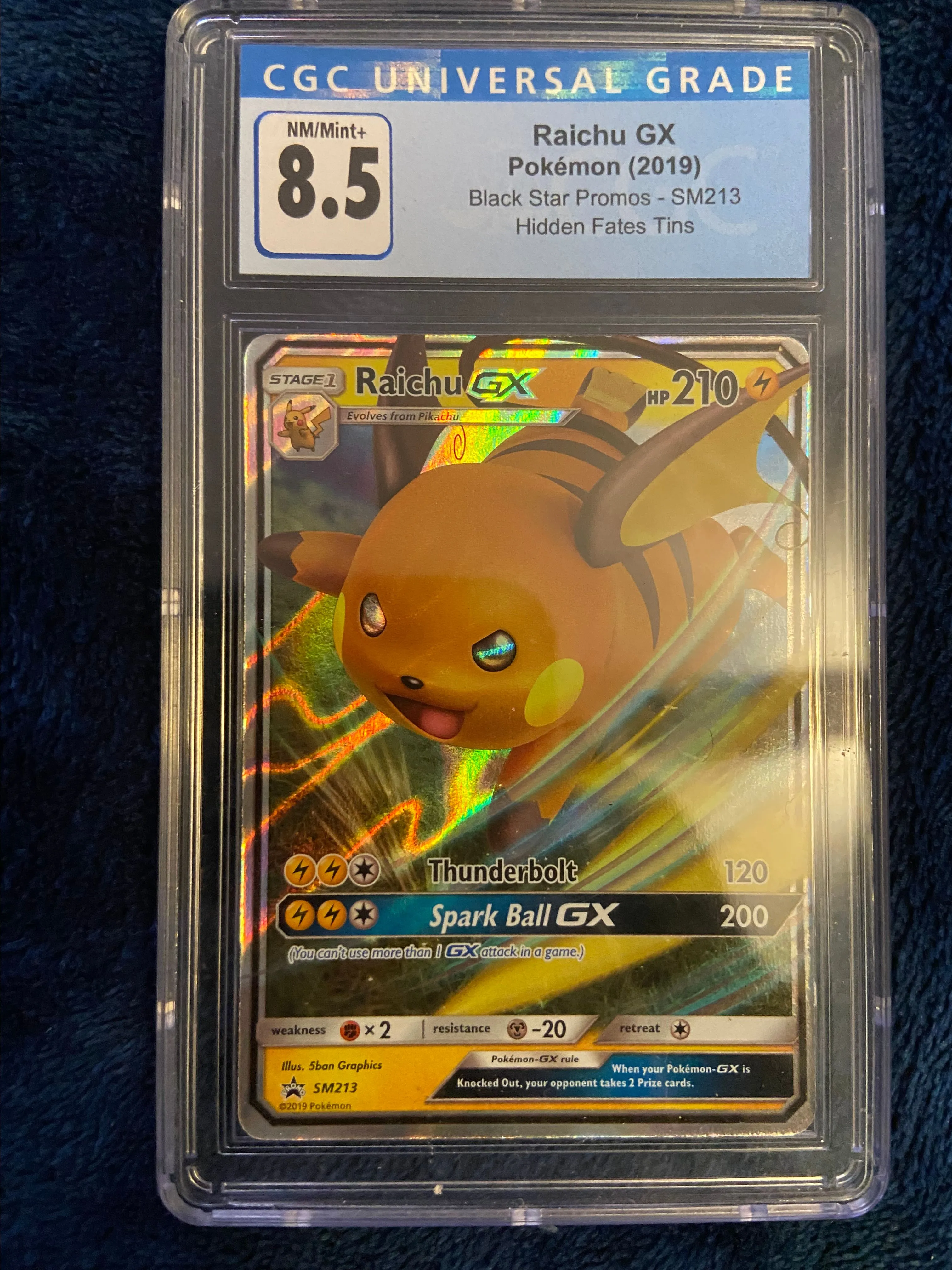 Product image for Raichu gx cgc 8.5