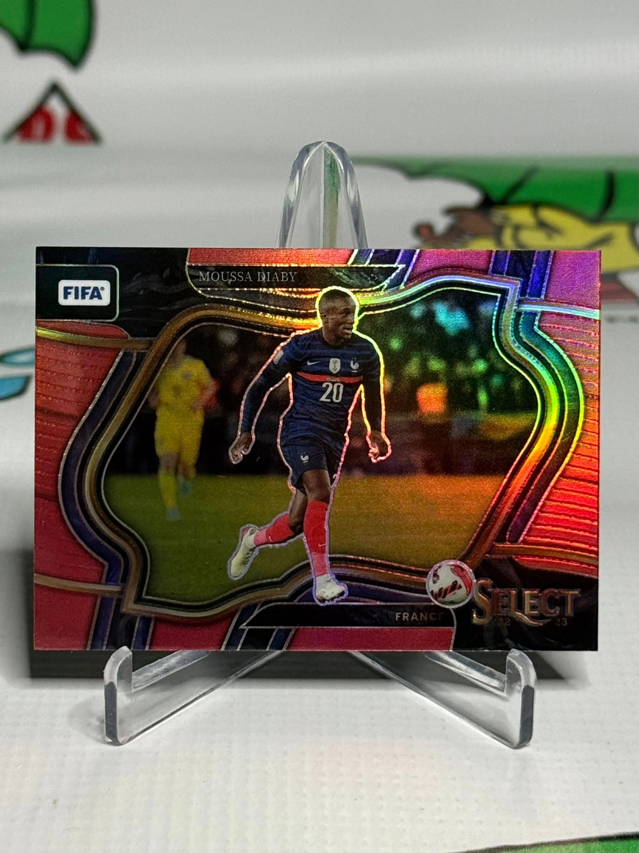 Product image for Moussa Diaby 2022-23 Select FIFA Field Level Red Prizm France