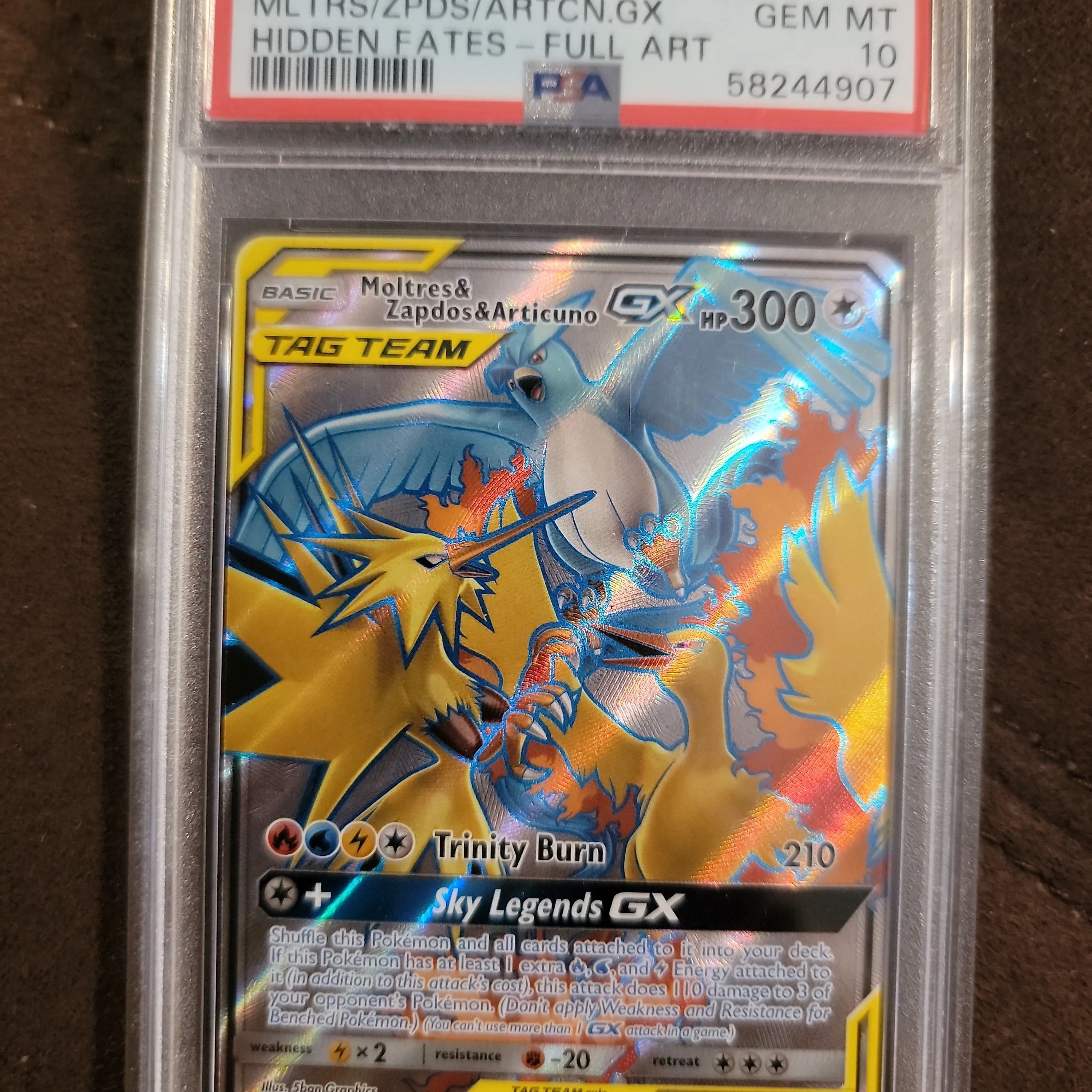 Product image for 2019 Pokemon Sun & Moon Hidden Fates Mltrs/Zpds/Artcn.Gx Hidden Fates-Full Art PSA GEM MT 10