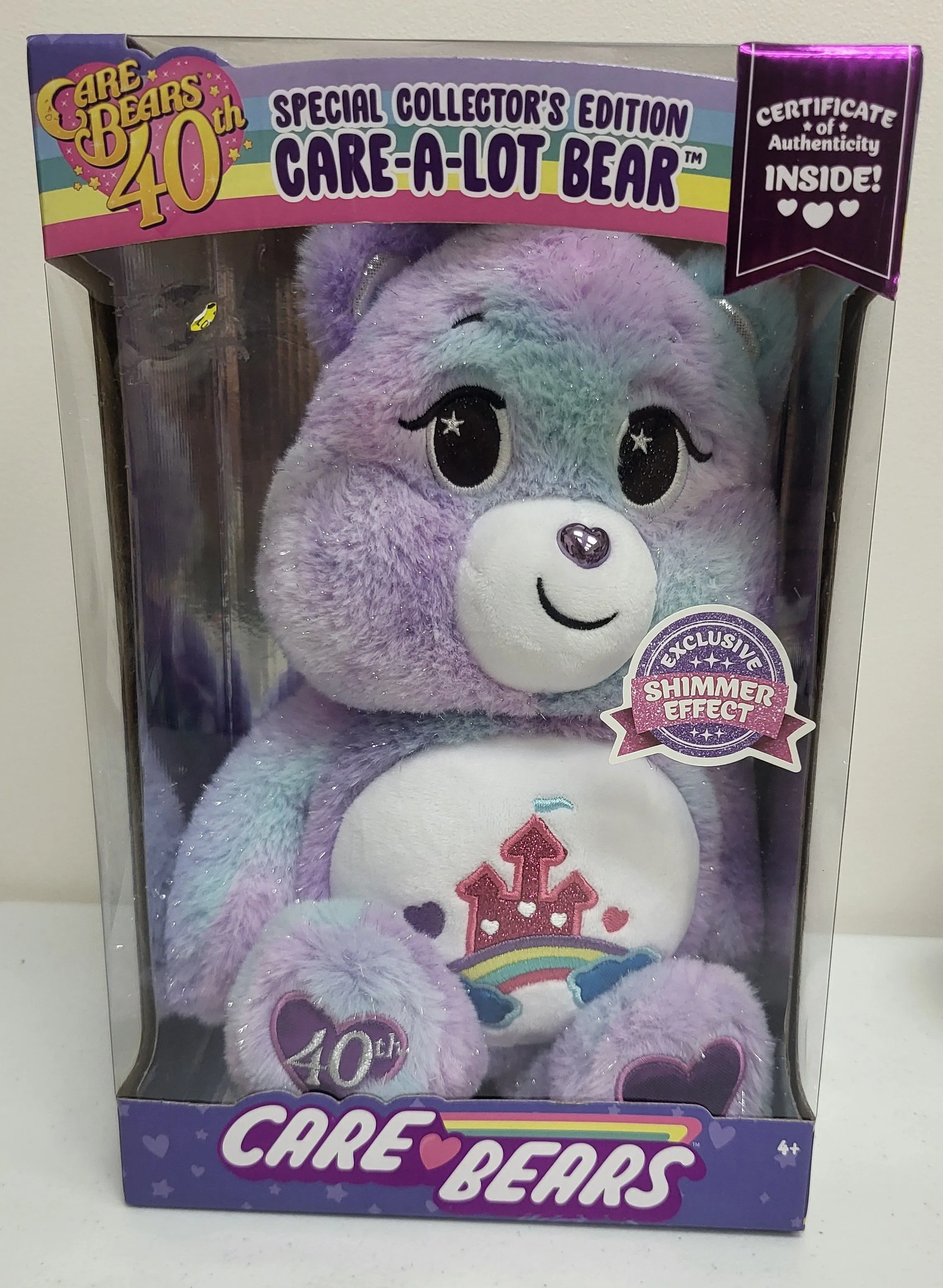 Product image for New Care Bears Special Collector Edition Care A Lot Bear 40th Anniversary