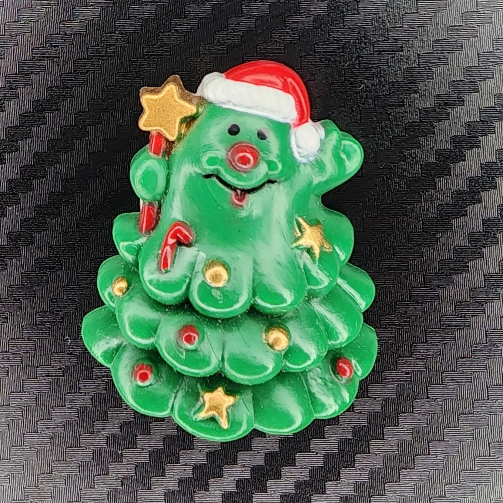 Product image for Adorable 1990s Vintage Russ Christmas  Tree Brooch