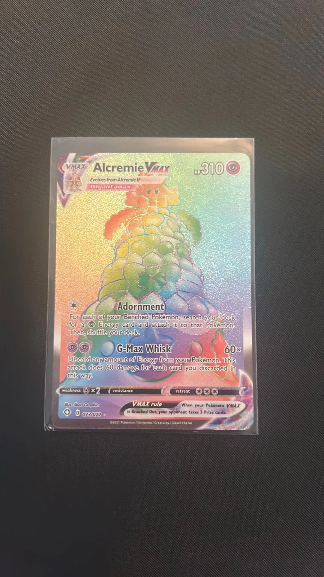 Pokemon Card TCG - Cheryl - 173/163 - Battle Styles - Rainbow Trainer Holo   Whatnot: Shop, Sell, Connect