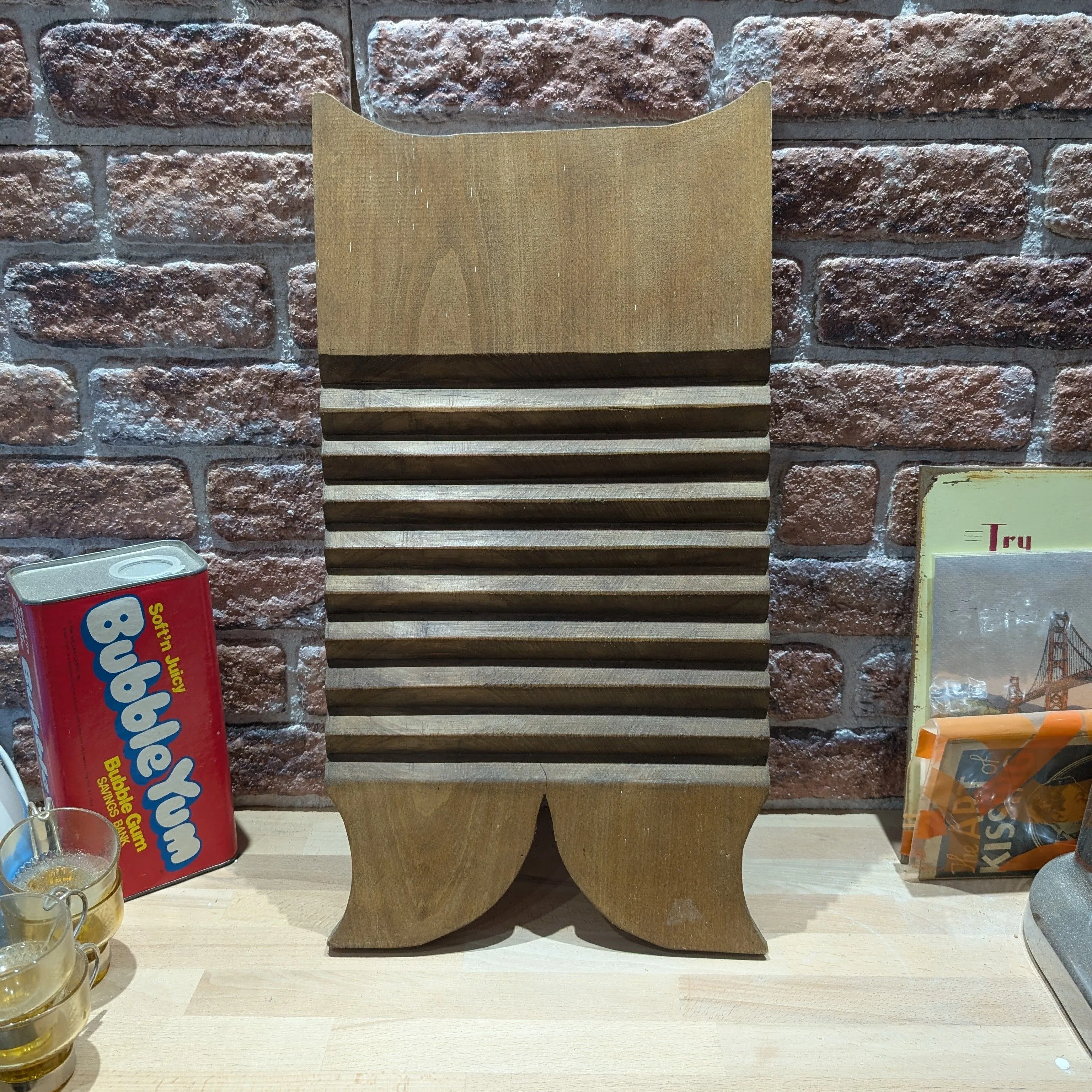 Product image for Wooden French Household Wash Board