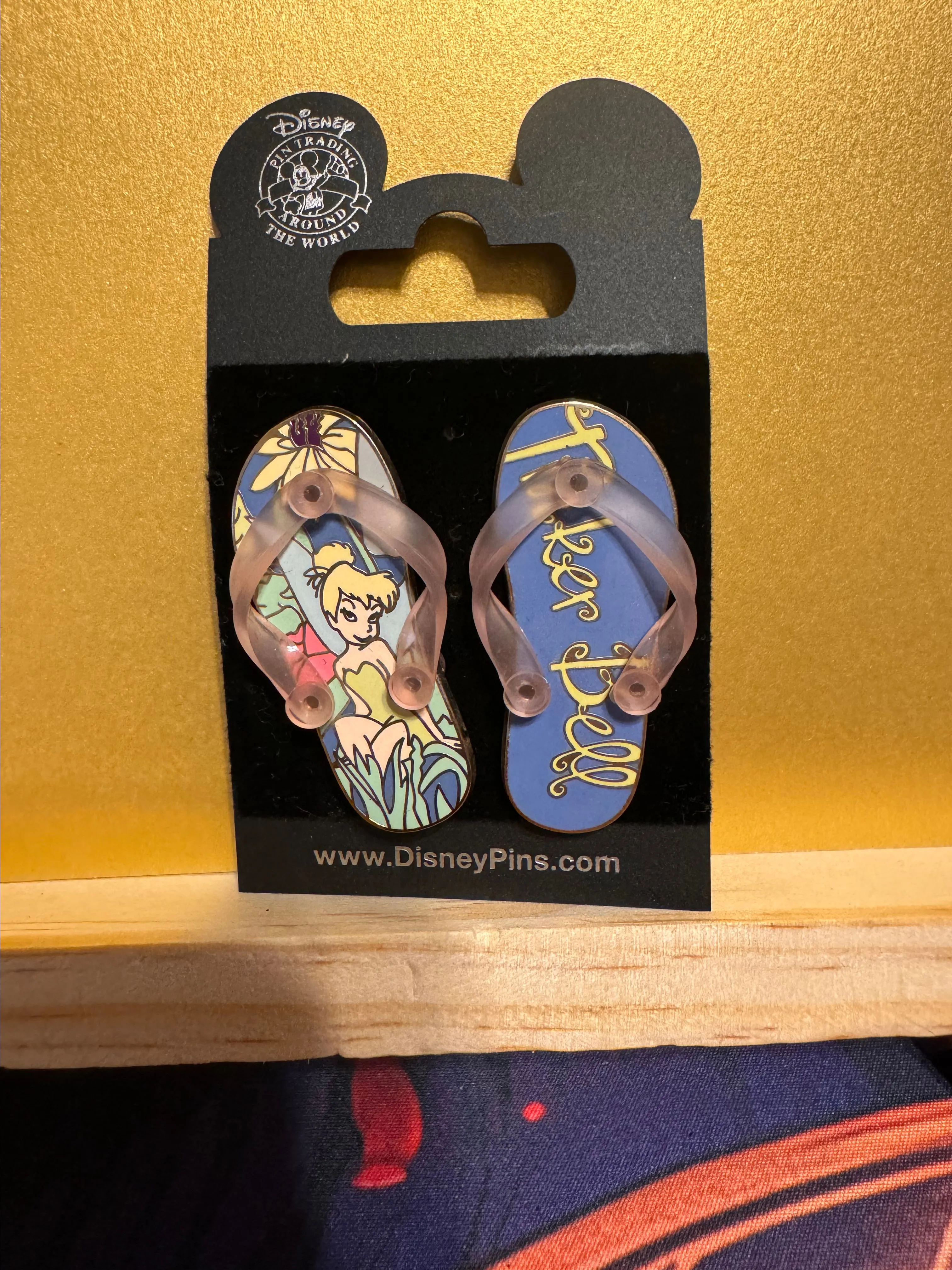 Product image for Disney Pin Tink sandals Rare