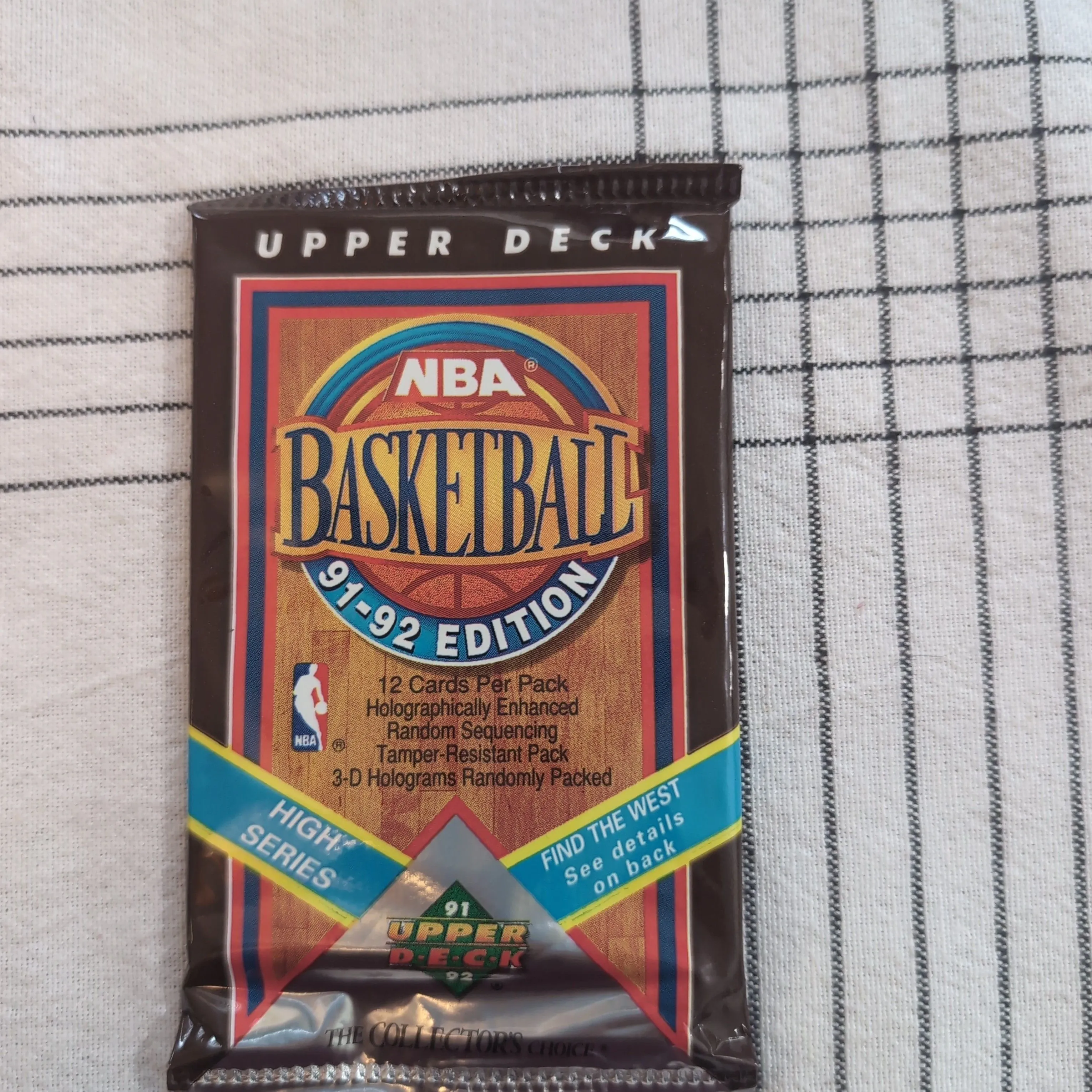 Product image for Upper Deck 91-92 Basketball pack w/coin 