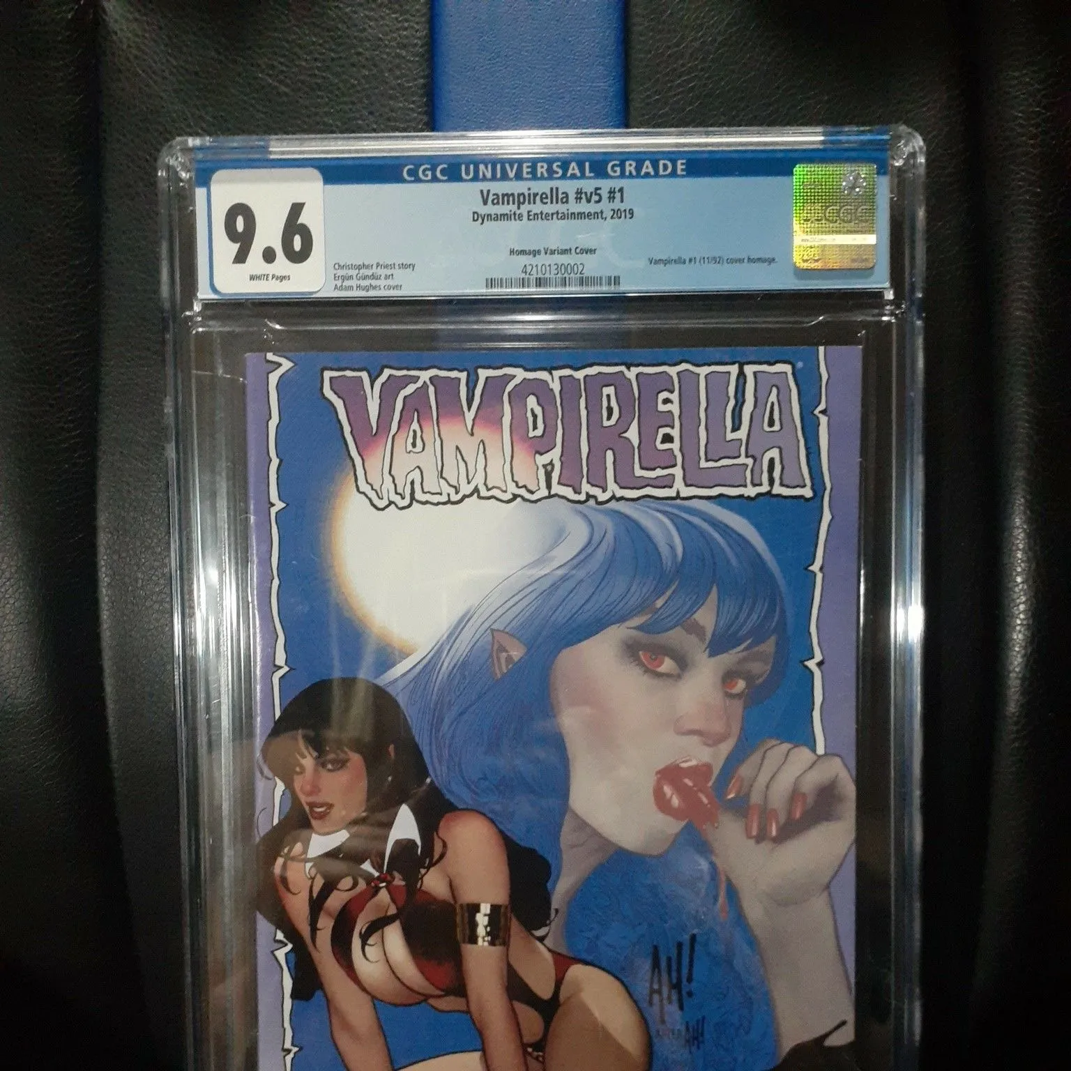 Product image for Vampirella v5 #1 Homage Variant Cover CGC 9.6 2019