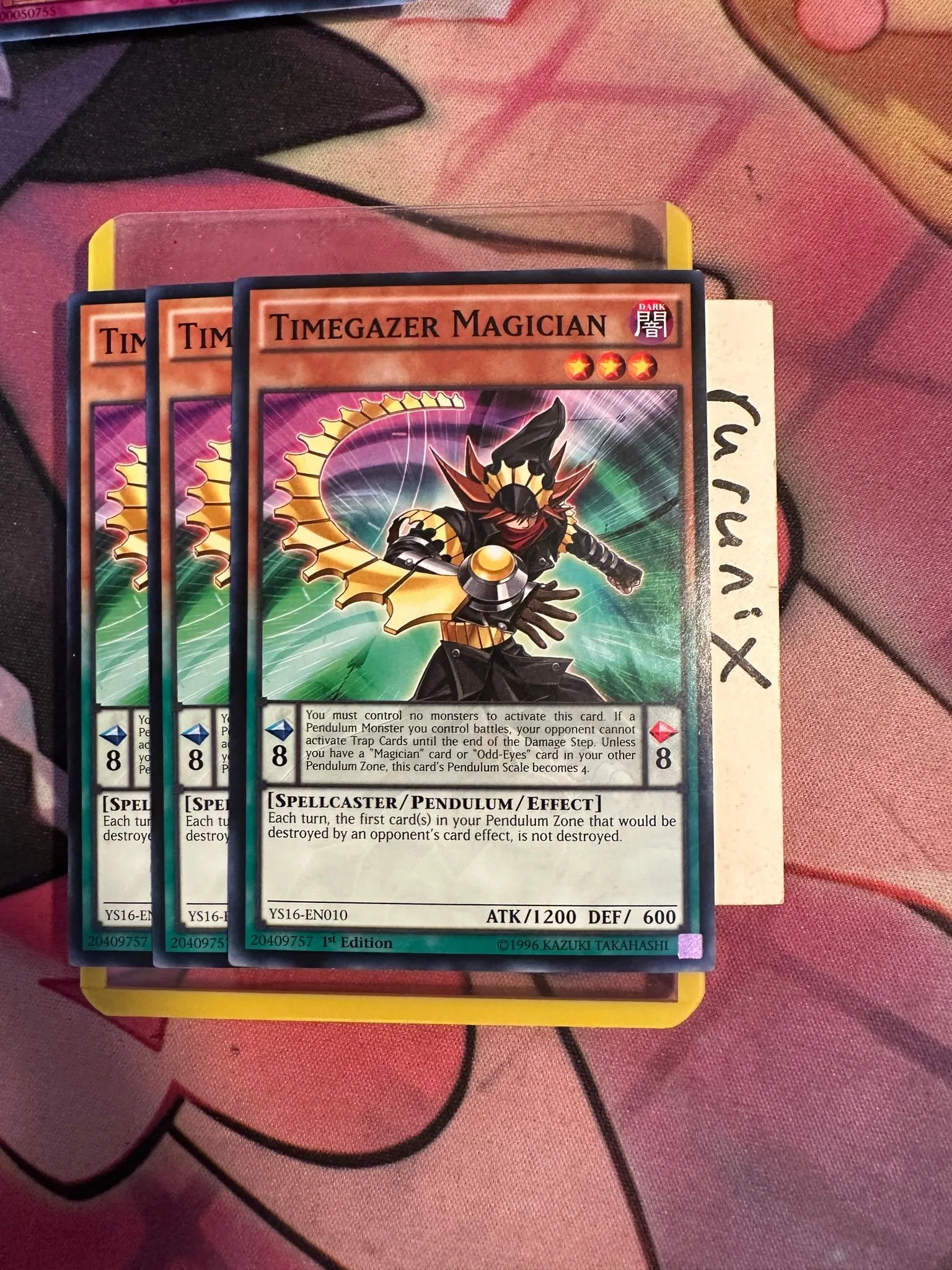 3x Yugioh Timegazer Magician YS16-EN010 Starter Deck: Yuya (YS16)   Whatnot: Shop, Sell, Connect