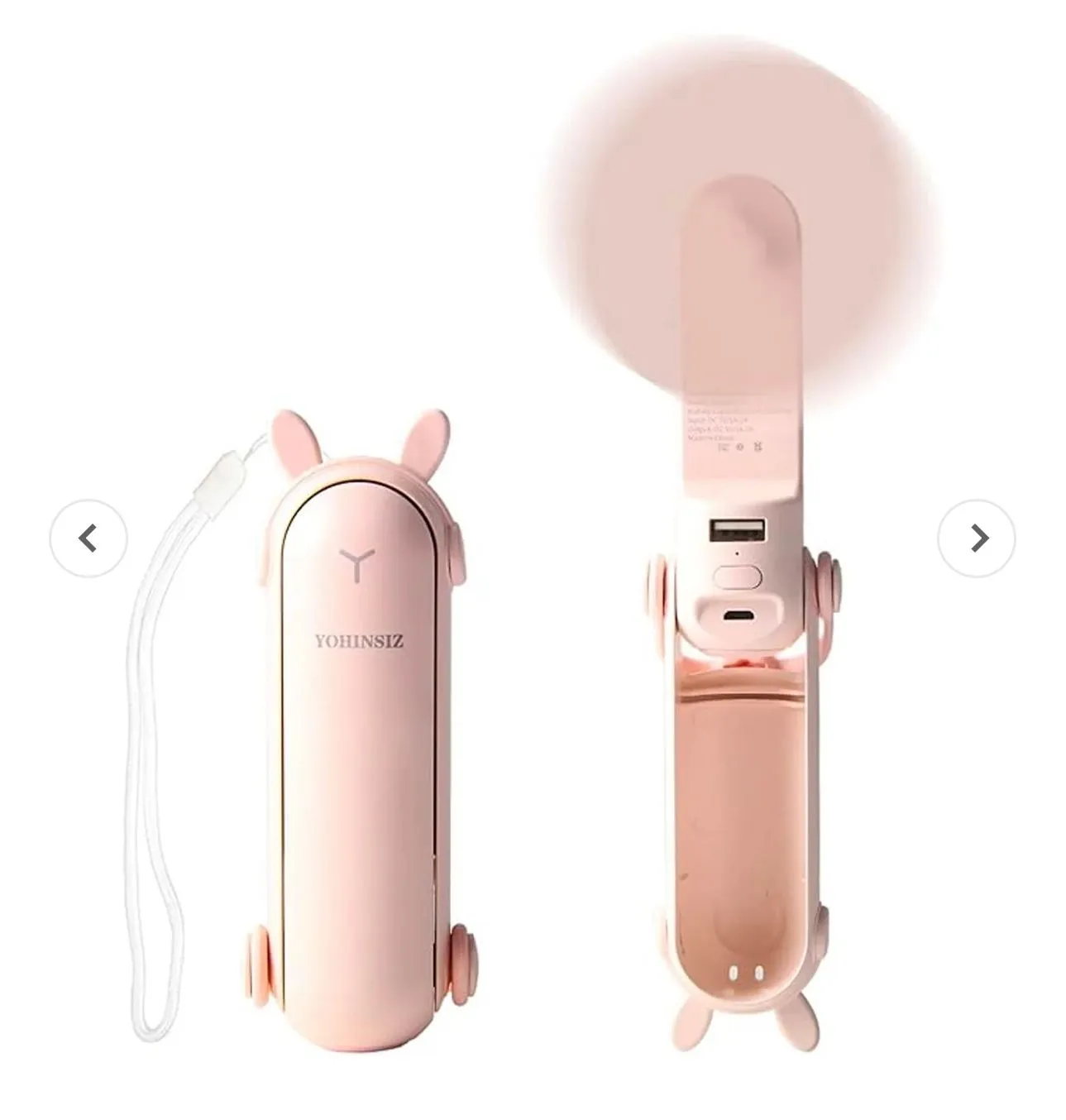 Product image for 4 in 1 Mini Fan/ Power Bank/ Flashlight/ Aroma Tablet