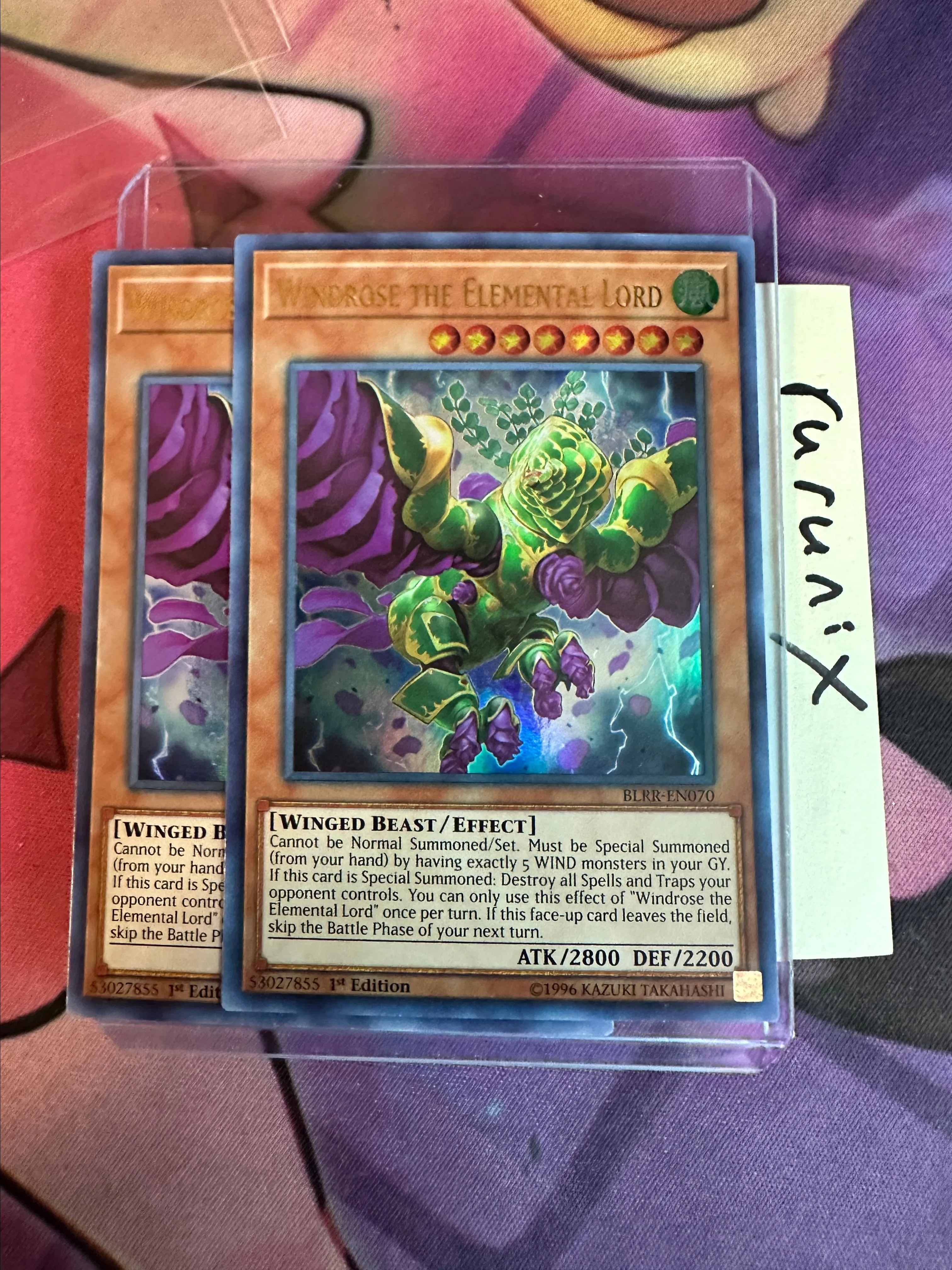 2x Yugioh Windrose the Elemental Lord BLRR-EN070 Ultra Rare Battles of  Legend: Relentless Revenge (BLRR)  Whatnot: Shop, Sell, Connect