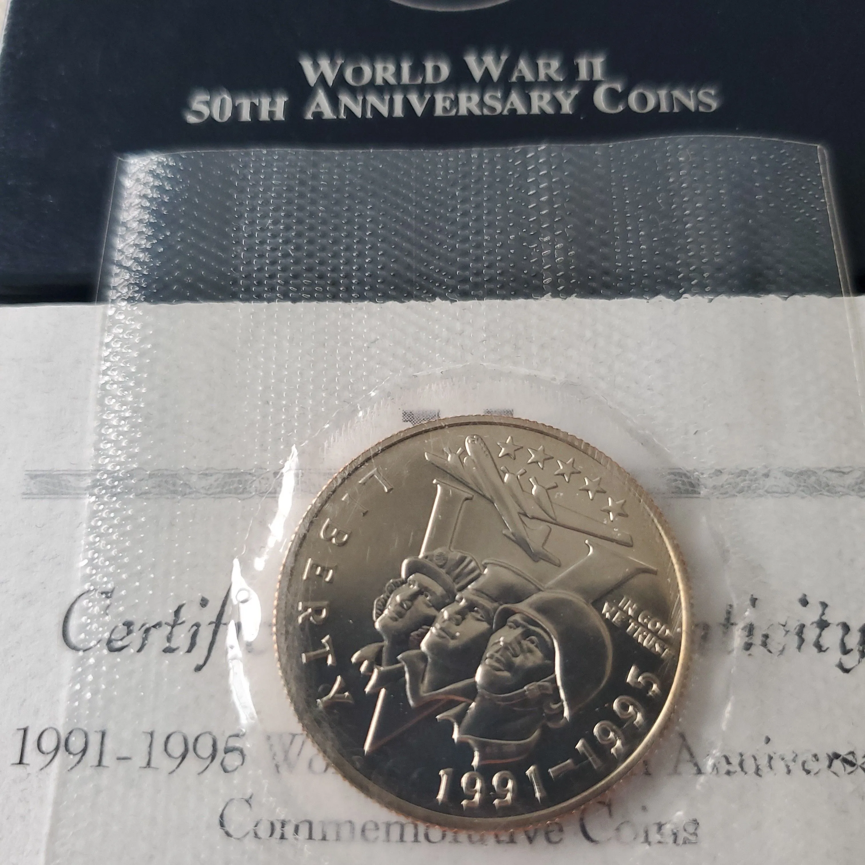 Product image for 1991-1995 WWII 50th anniversary commemorative 