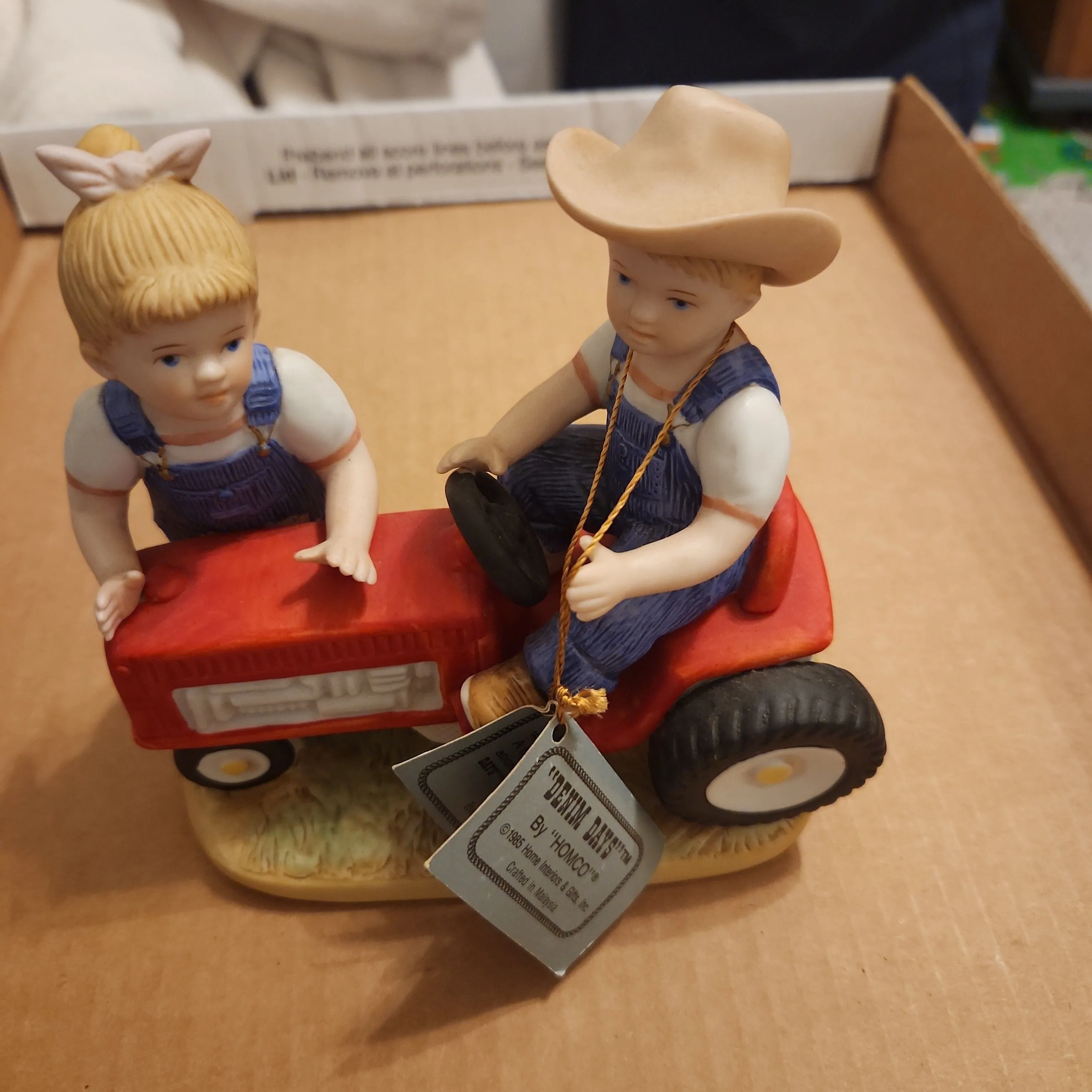Product image for 1985 Denim Days First Tractor #1525 figurine