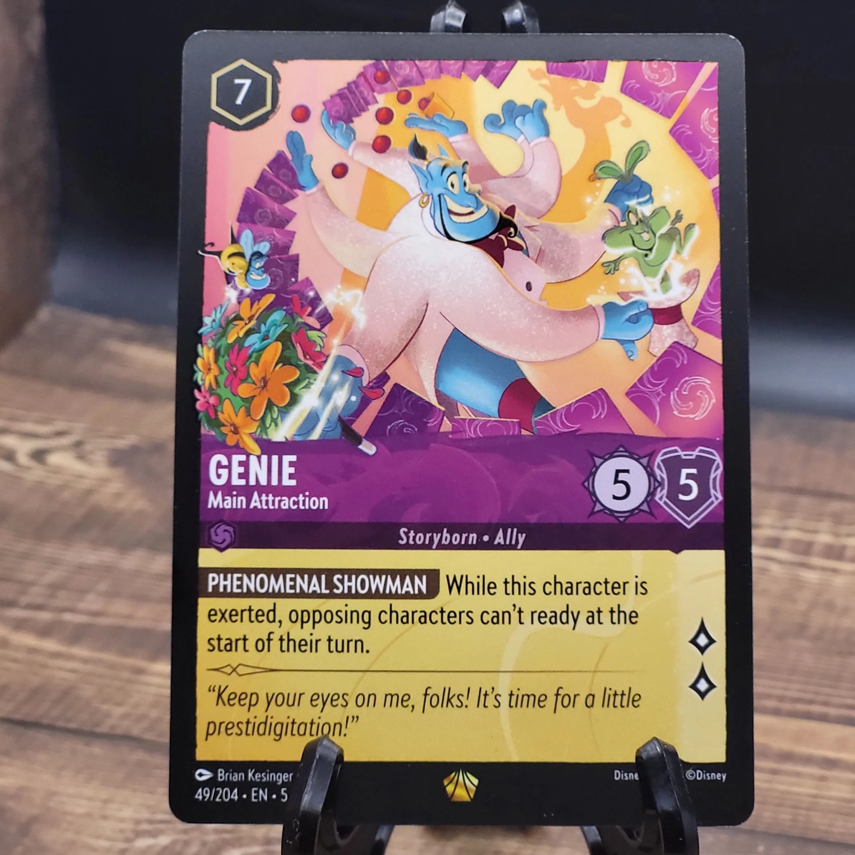 Genie - Main Attraction - 49/204 - Legendary Lorcana Shimmering Skies M/NM   Whatnot: Shop, Sell, Connect