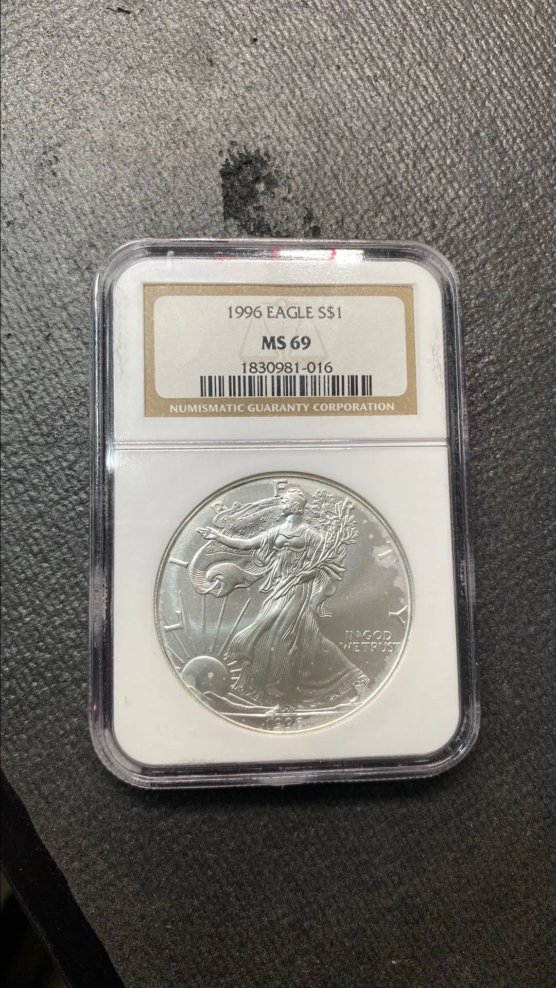 Product image for 1996 MS69 ASE.