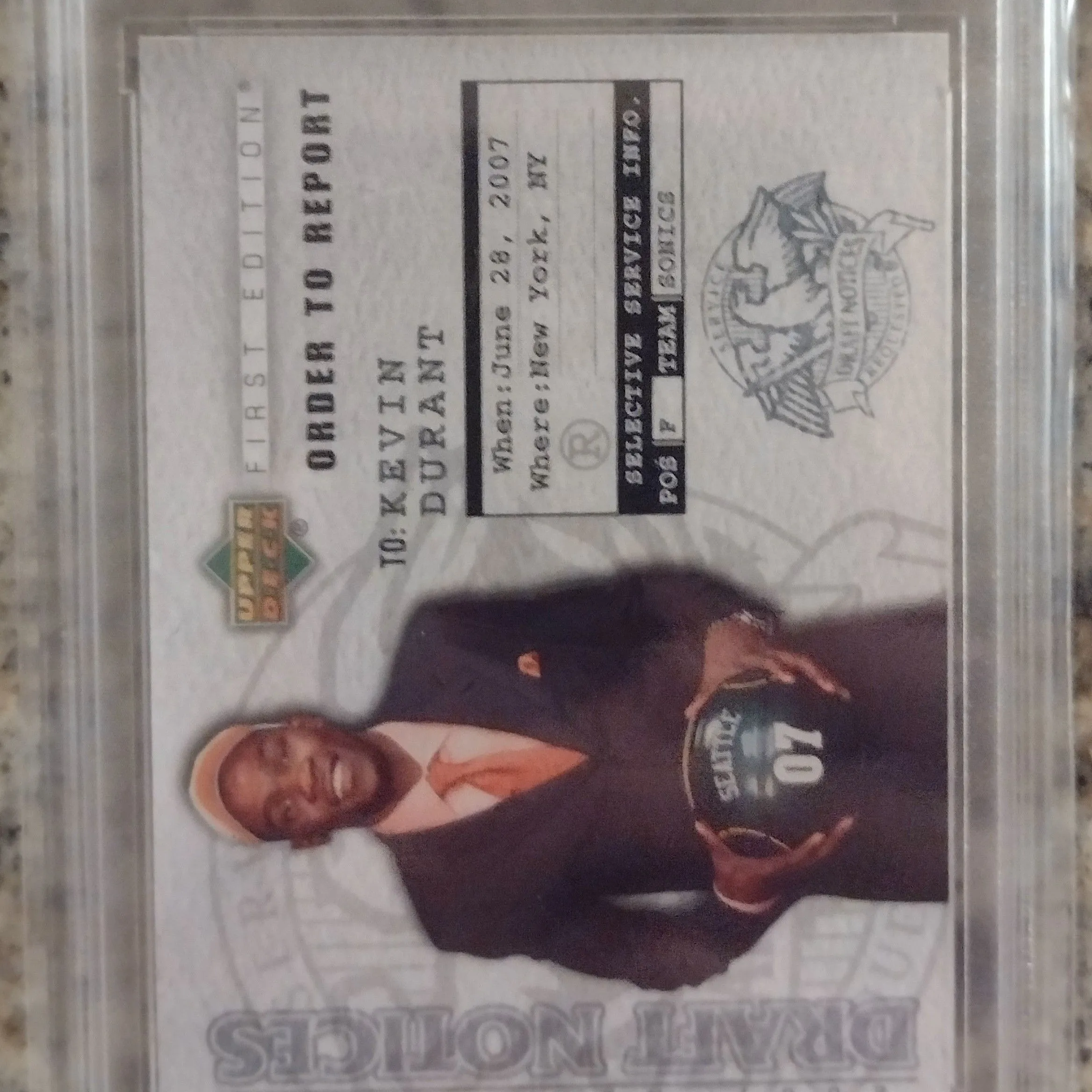 kevin durant first edition rookie card 2007 Topps Kevin Durant Rookie Card at Amazon's Sports Collectibles Store main image 1