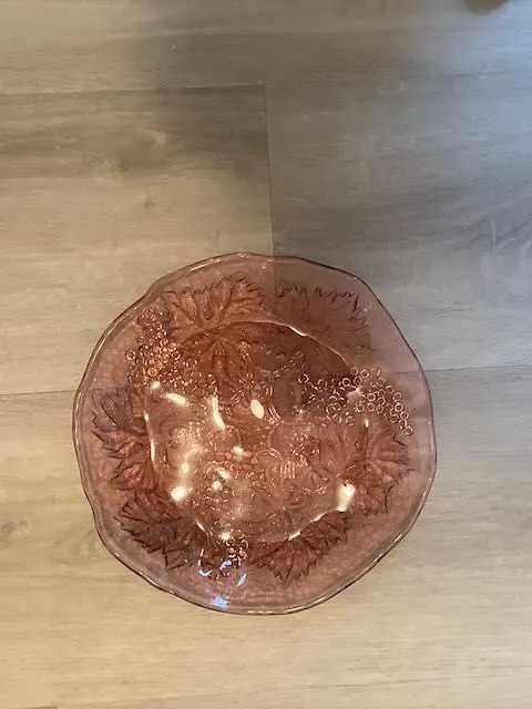 Product image for Hand Made Rose Plate Unique, Vintage 8.5"