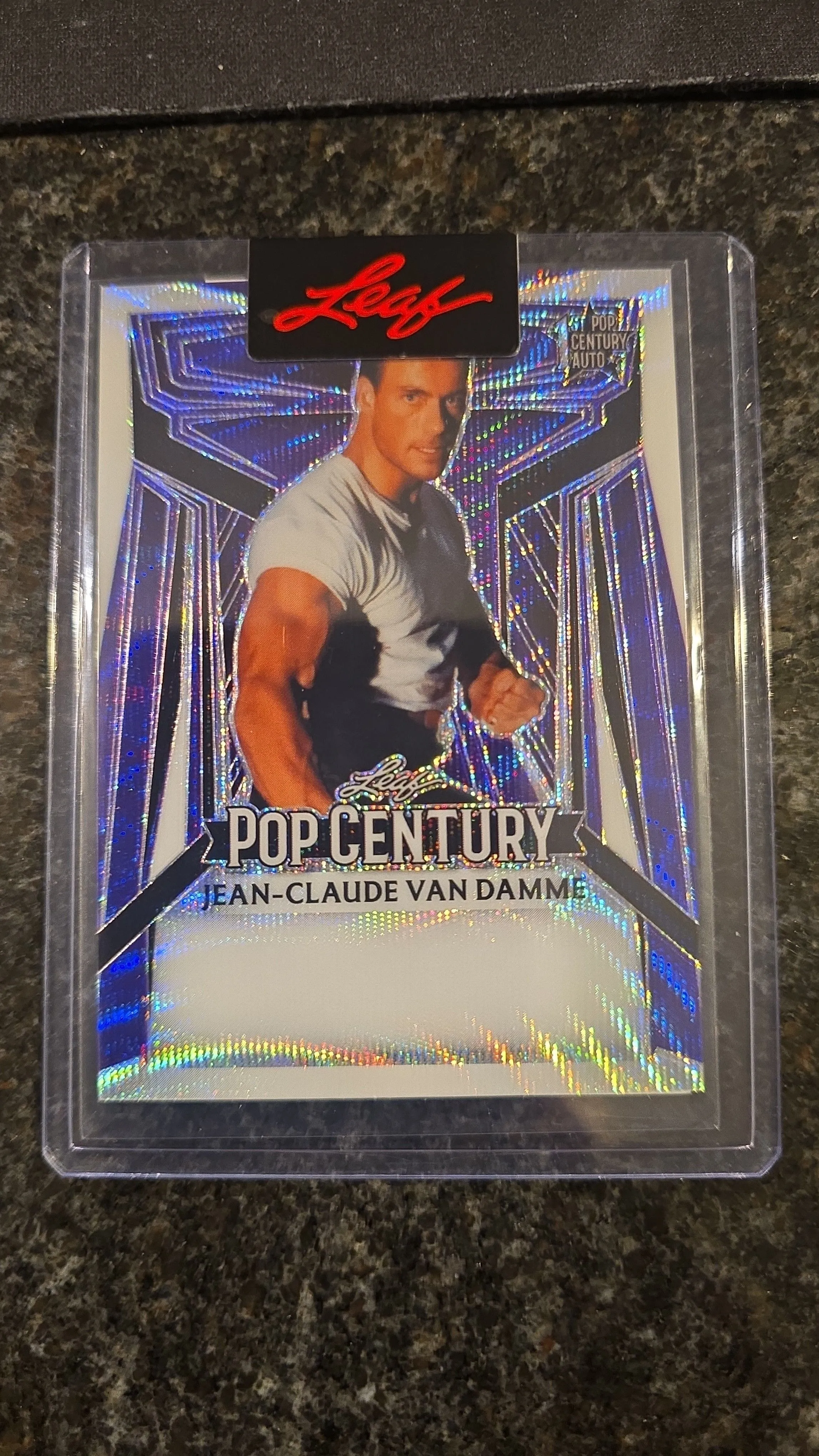 Product image for 2023 Leaf Pop Century Jean-Claude Van Damme purple unsigned 1/1