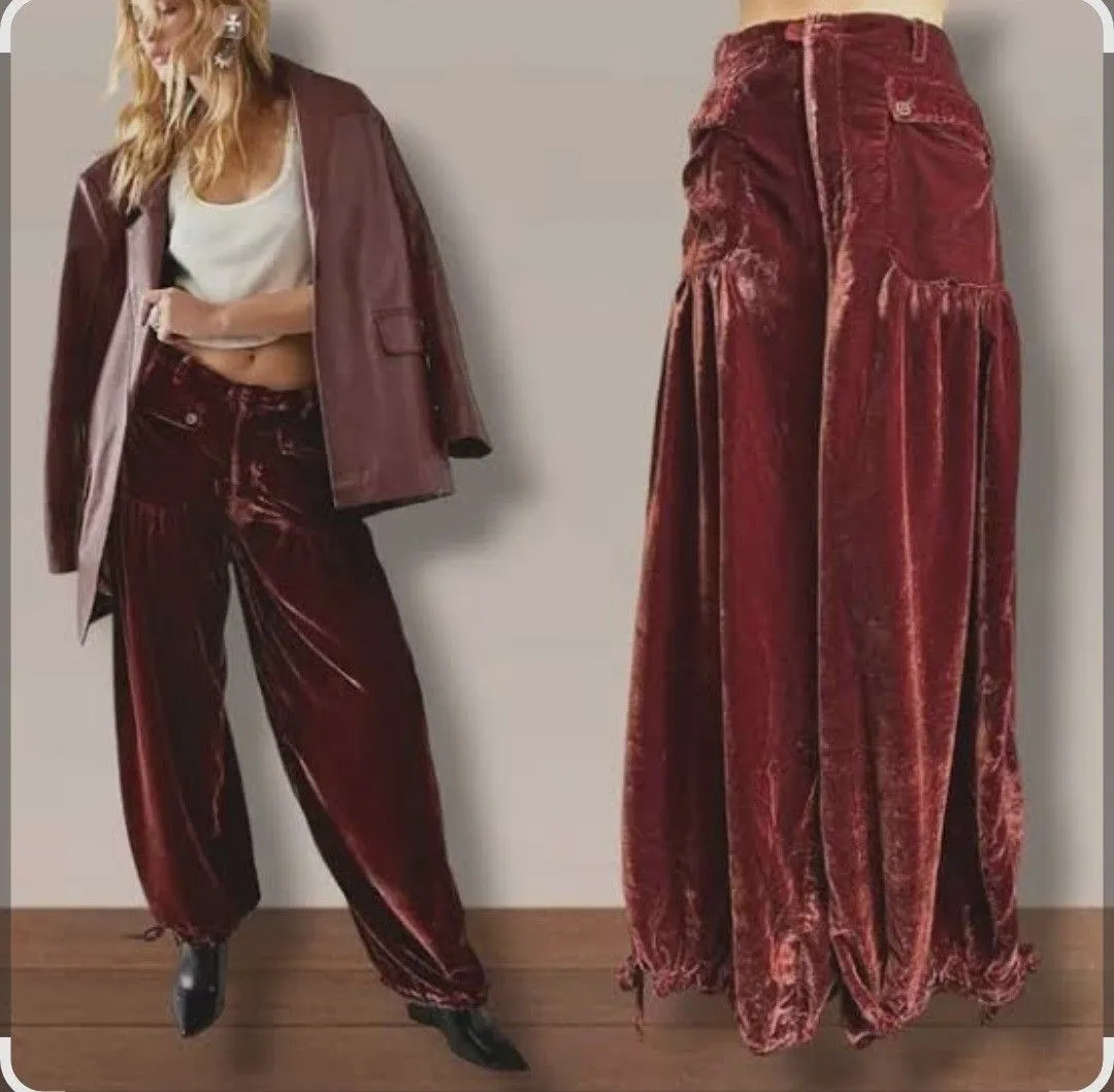 Product image for 26.WE THE FREE LOTUS VELVET PANTS SIZE 29. NWT  