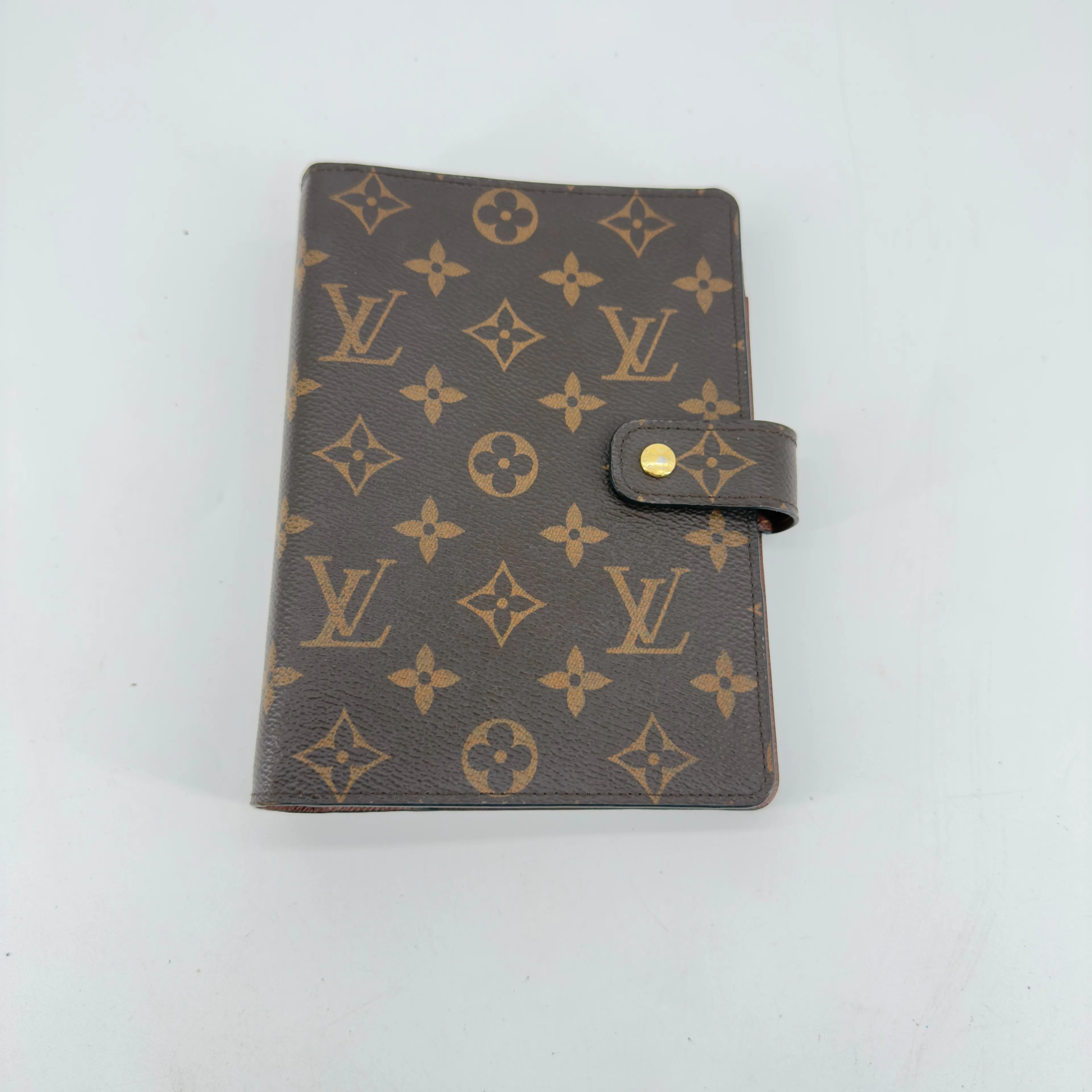 Product image for 529 📒 Louis Vuitton Monogram Medium Agenda Cover – Classic LV Planner 📒