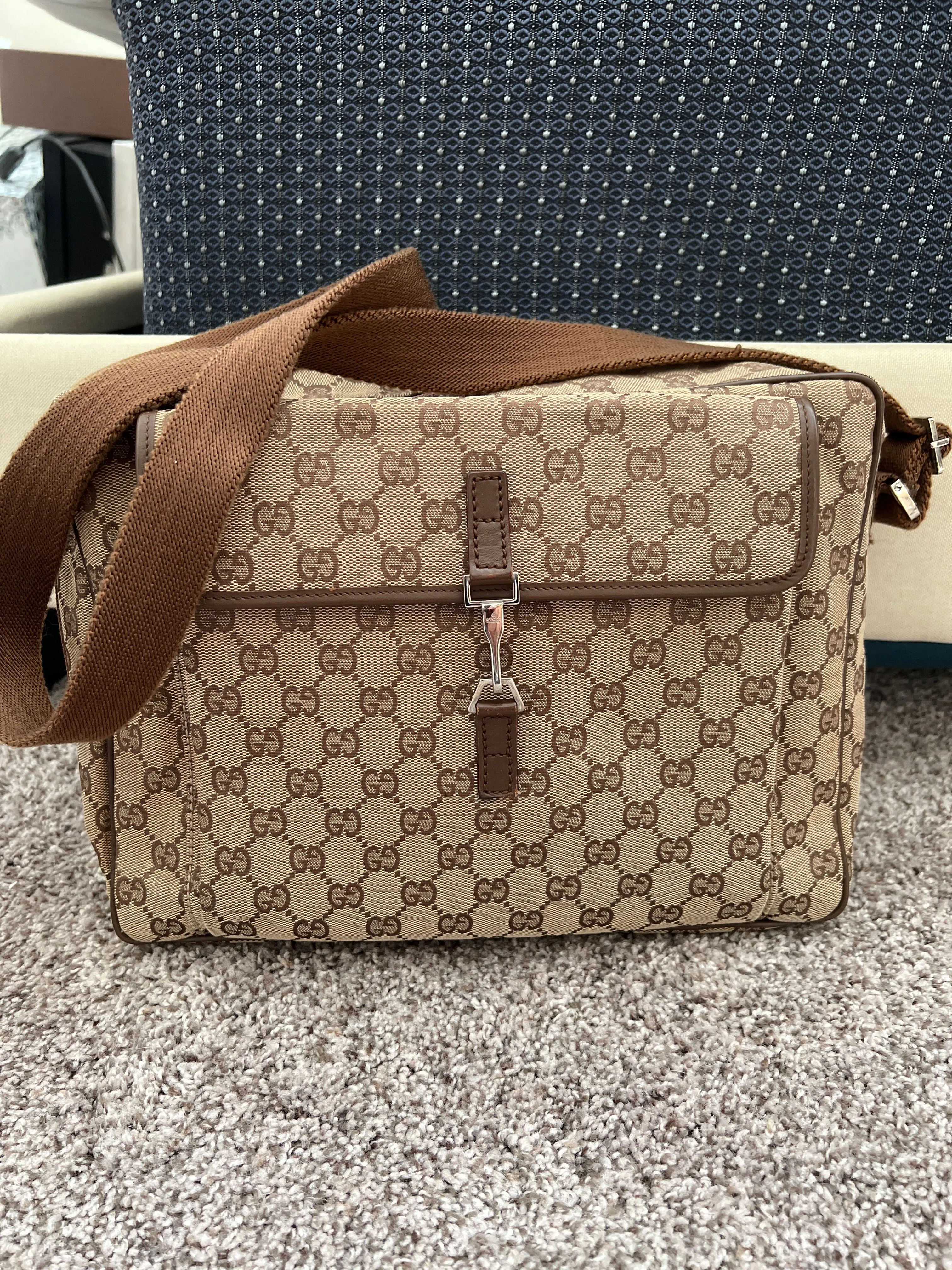 Product image for Gucci canvas messenger bag