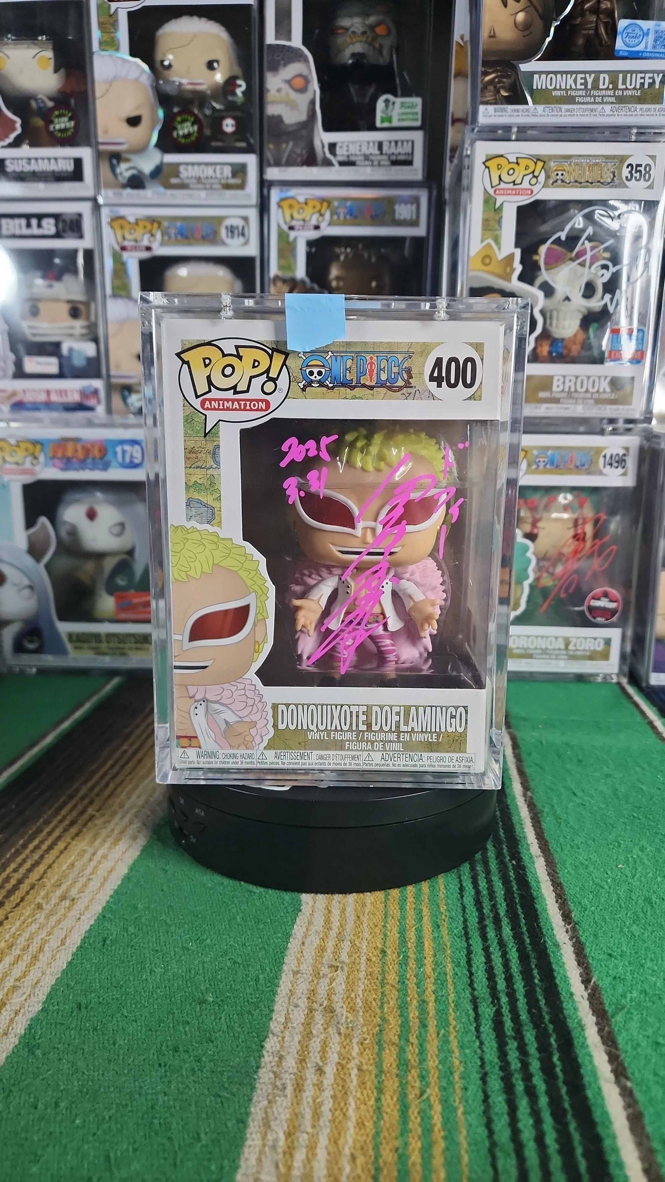 Product image for Signed JVA Doflamingo OG 400 Funko