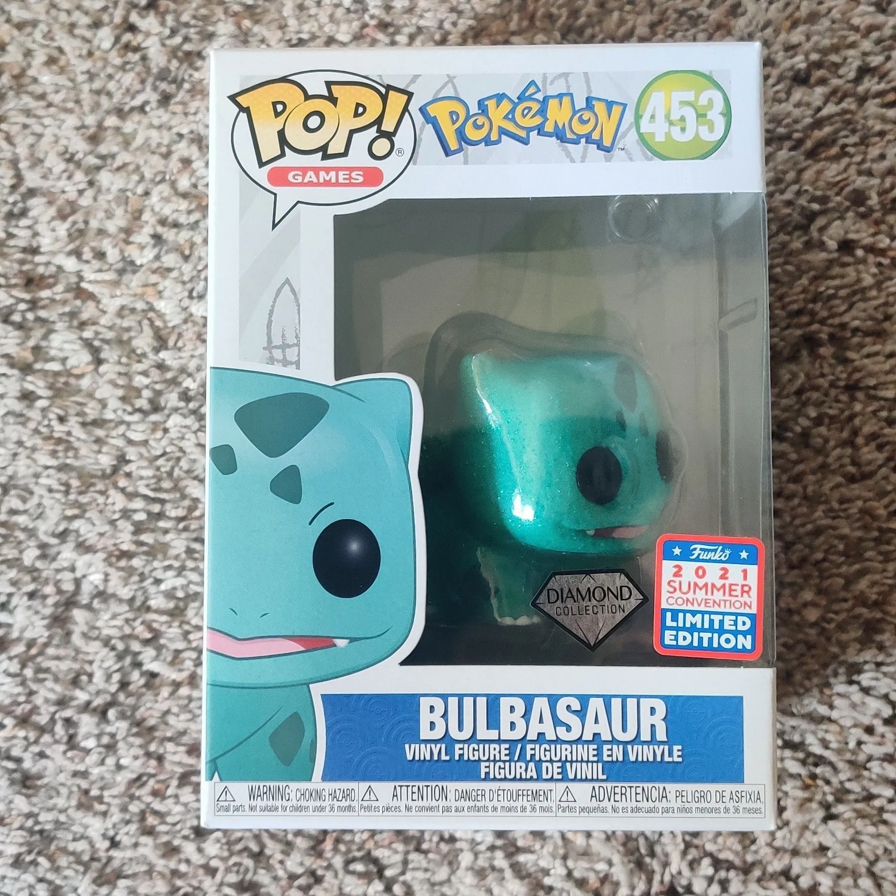 Product image for Bulbasaur Diamond Summer 2021 Limited Edition 