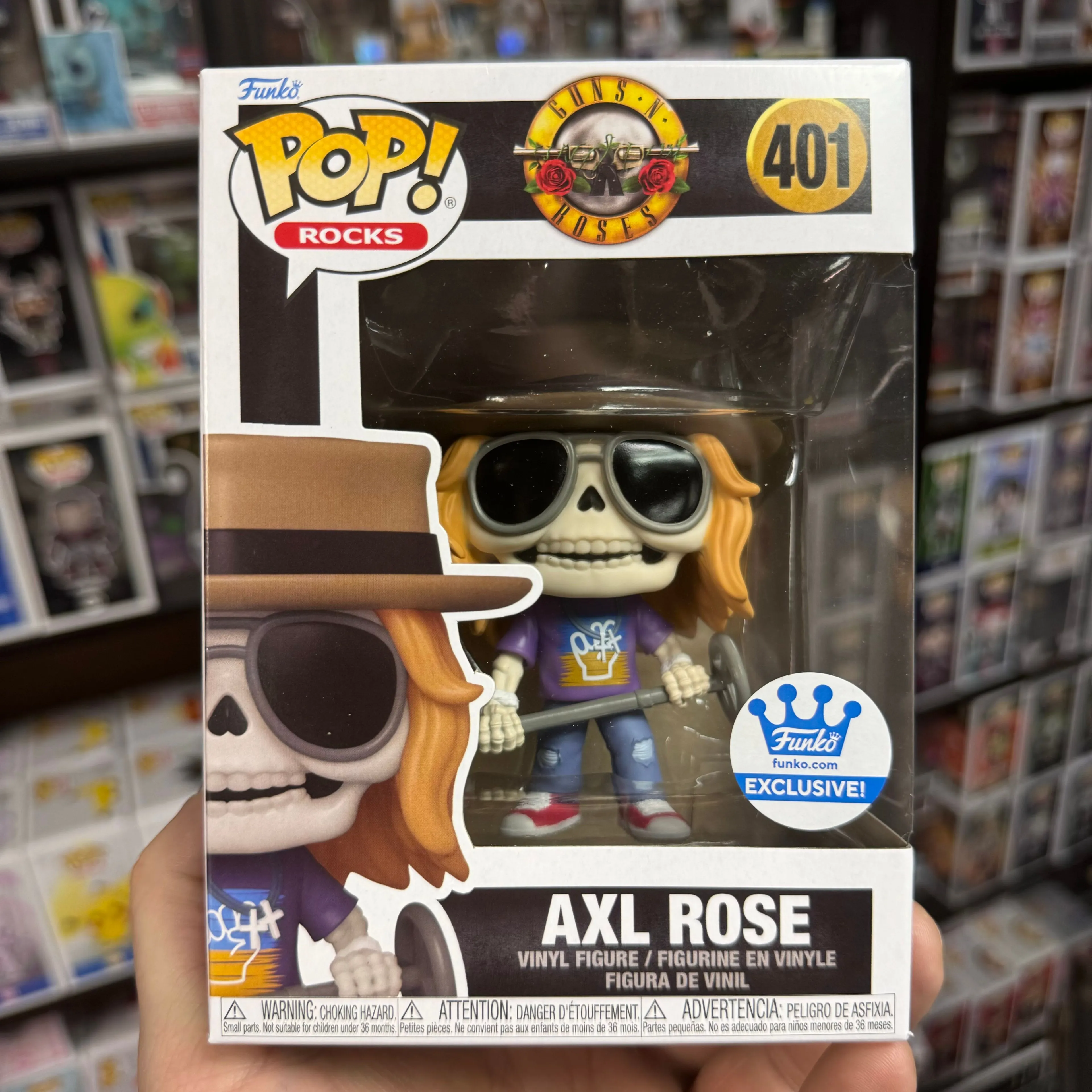 axl rose toy Guns N' Roses Axl Rose KnuckleBonz Statue main image 0
