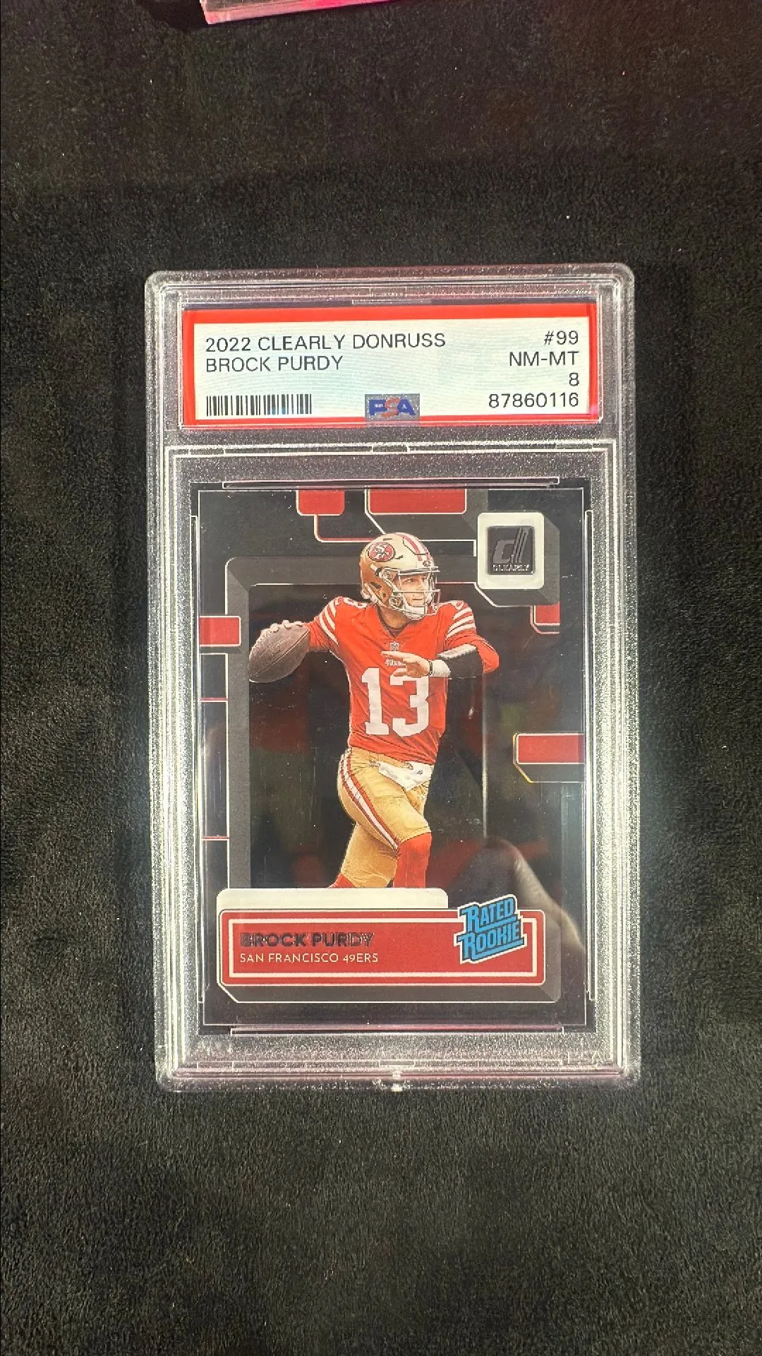 Product image for Brock Purdy Clearly Rookie
