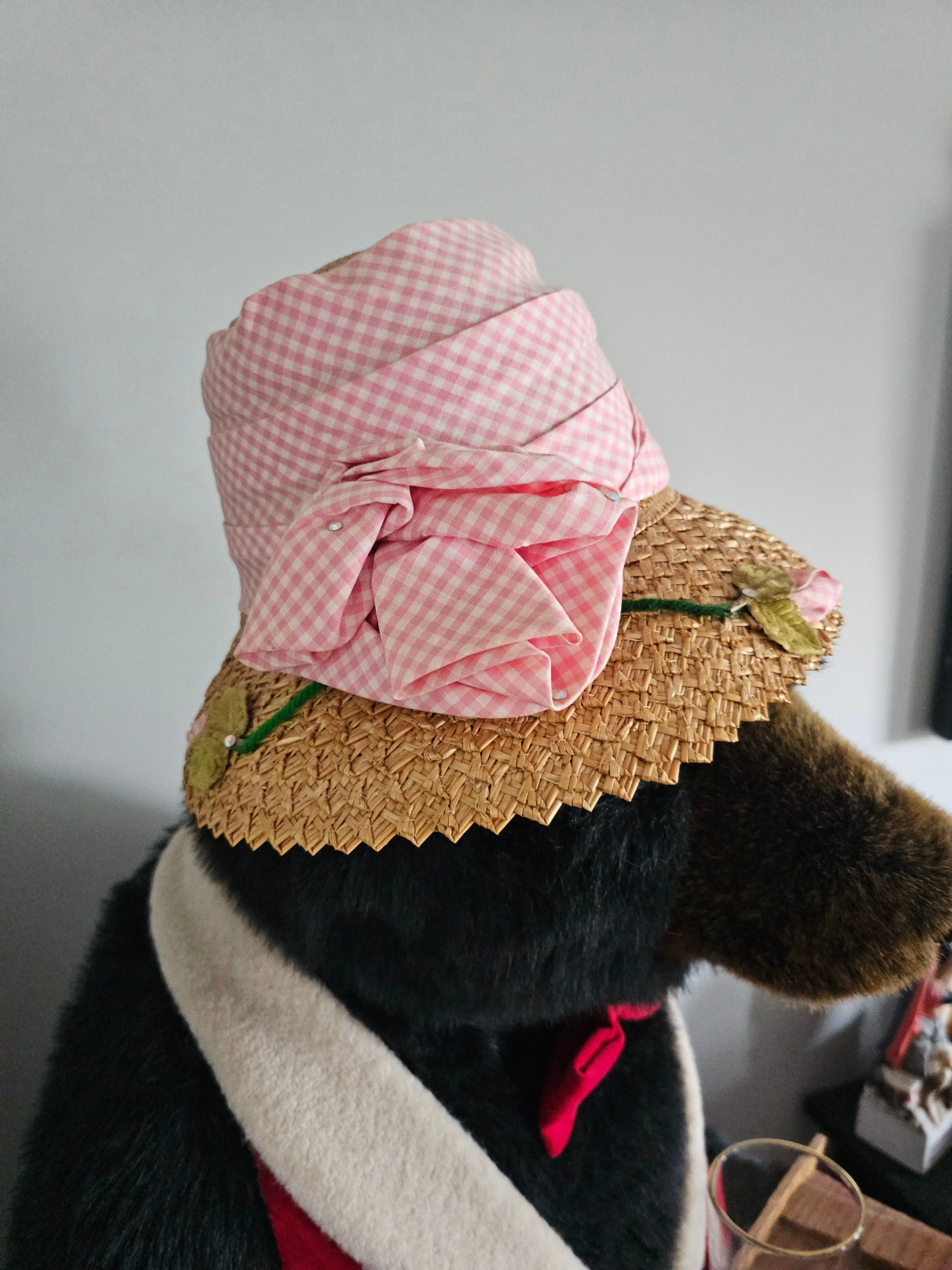 Product image for #58 Billie Ross of The Palm Beach straw hat made in Italy