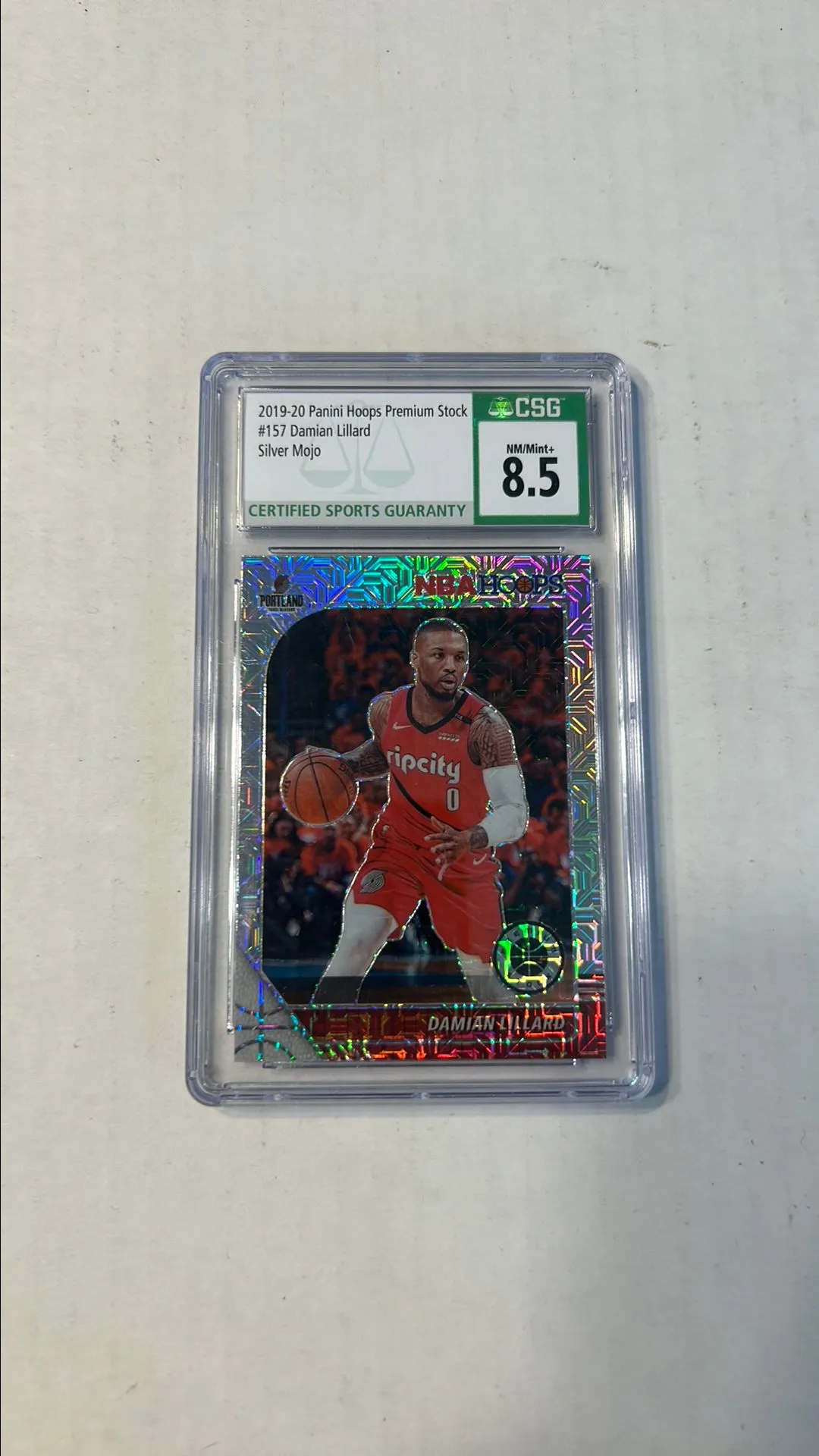 Product image for Damian Lillard Hoops Premium Stock Silver Mojo