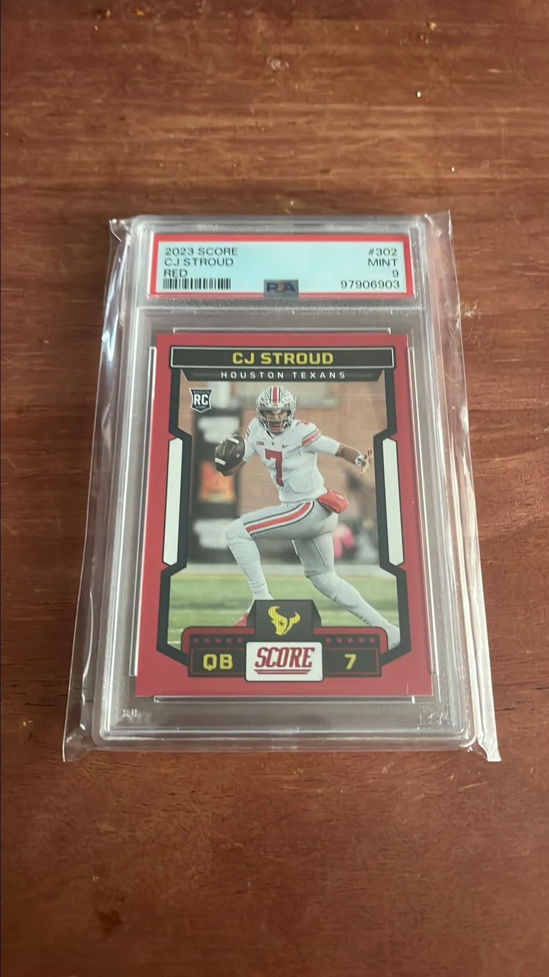 Product image for 2023 Score Red CJ Stroud PSA 9