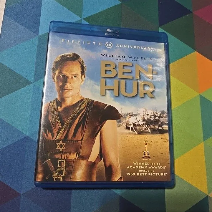 Product image for Ben-Hur 50th Anniversary 2-Disc Blu-ray Combo Pack-Authentic US Release