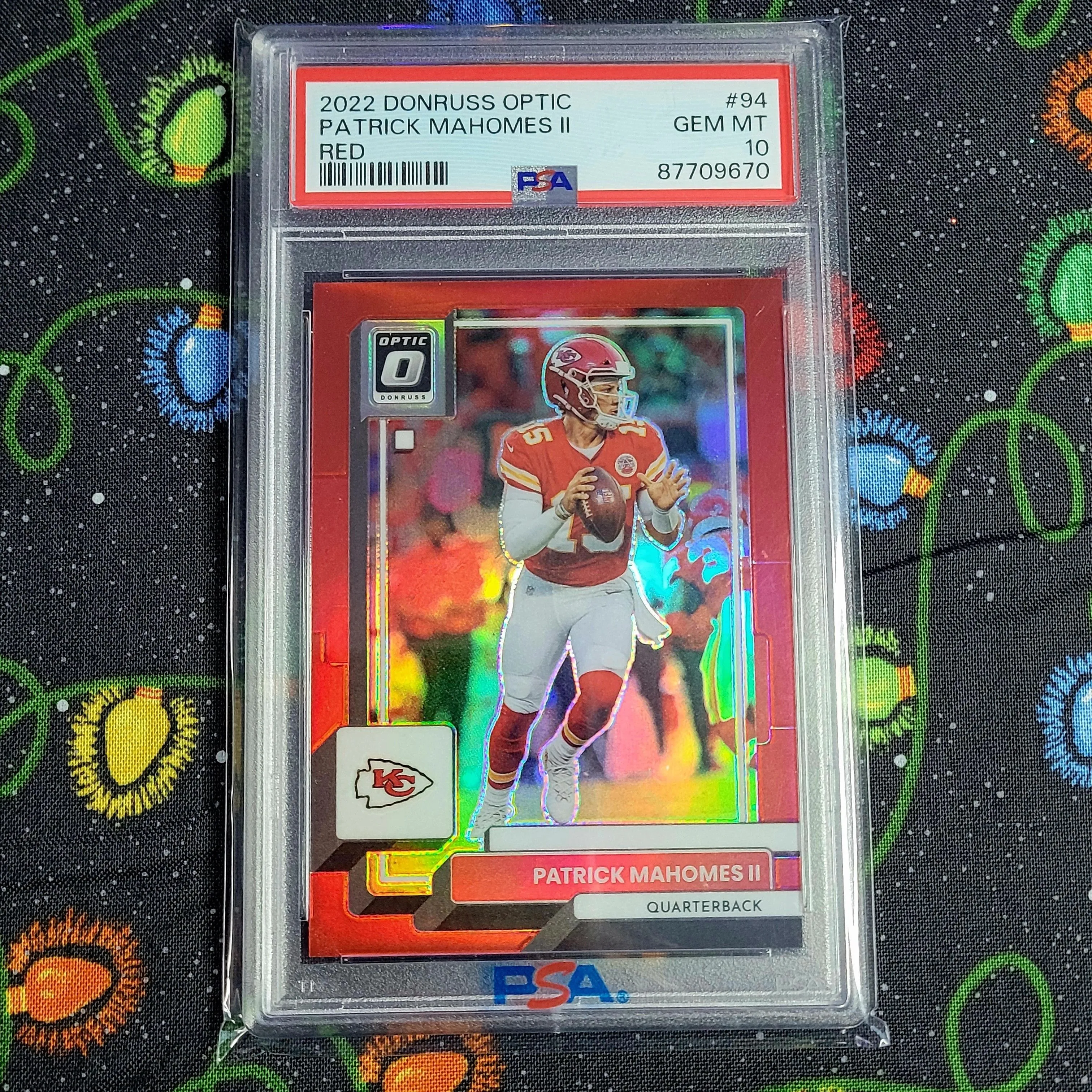Product image for Patrick Mahomes II Optic Red /99 PSA 10 Chiefs