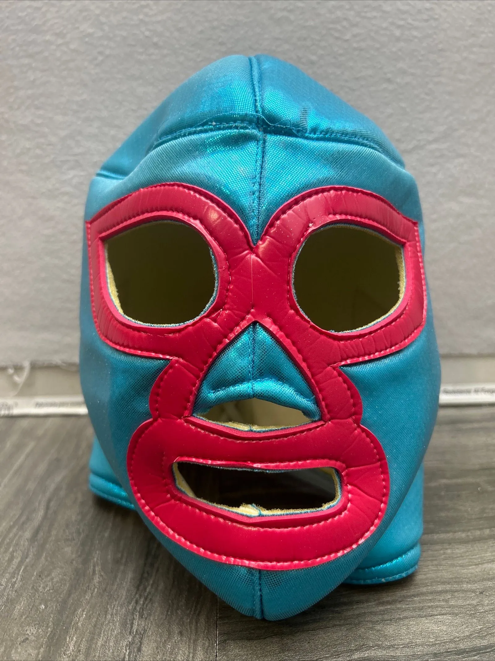 Product image for Wrestling Theme Nacho Libre Blue Mask One  Size, Adjustable Blue Red
