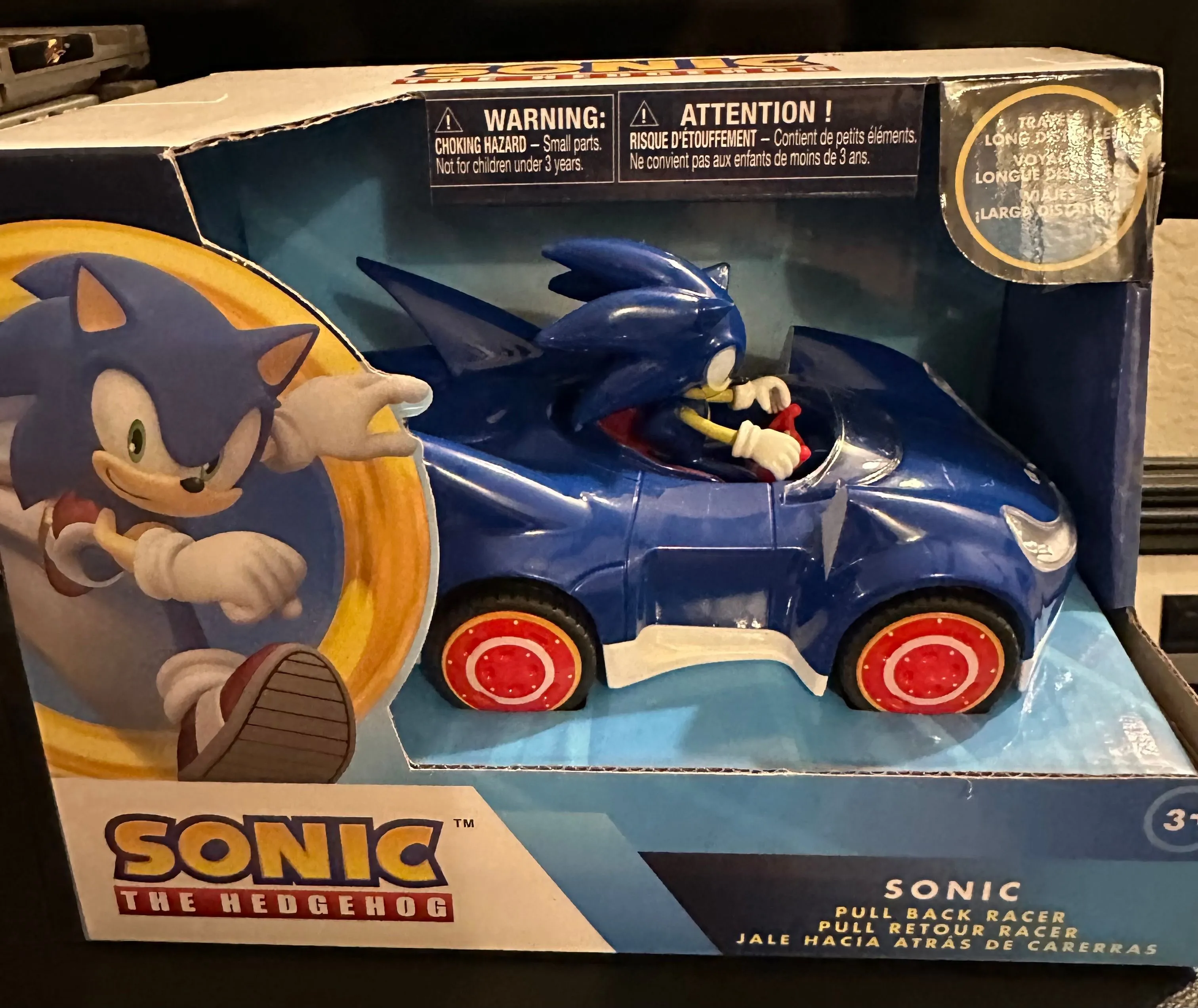 Product image for Sonic pull back racer