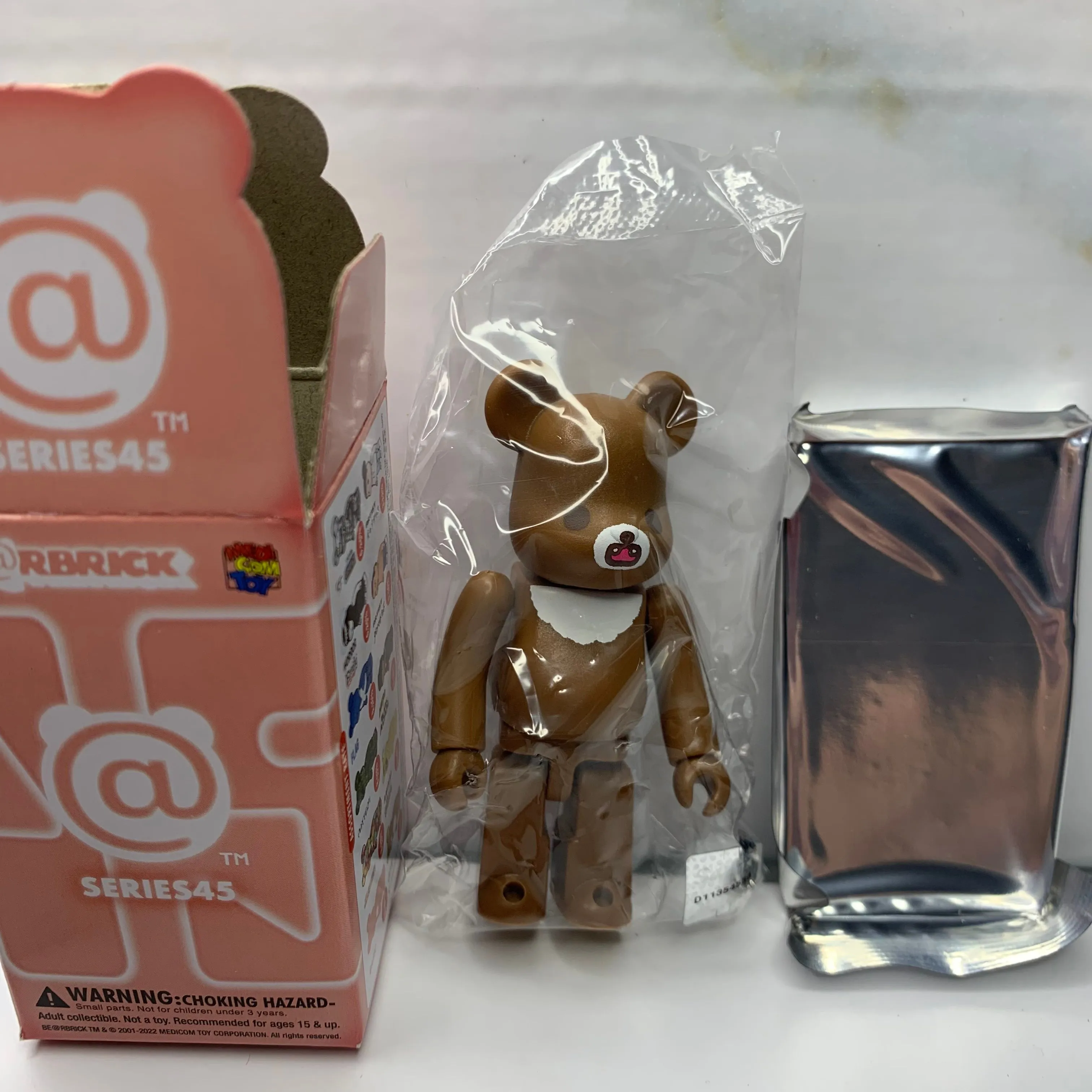 Product image for Dark Rilakkuna Secret Series 45 Bearbrick Be@rbrick Sealed figure and Card