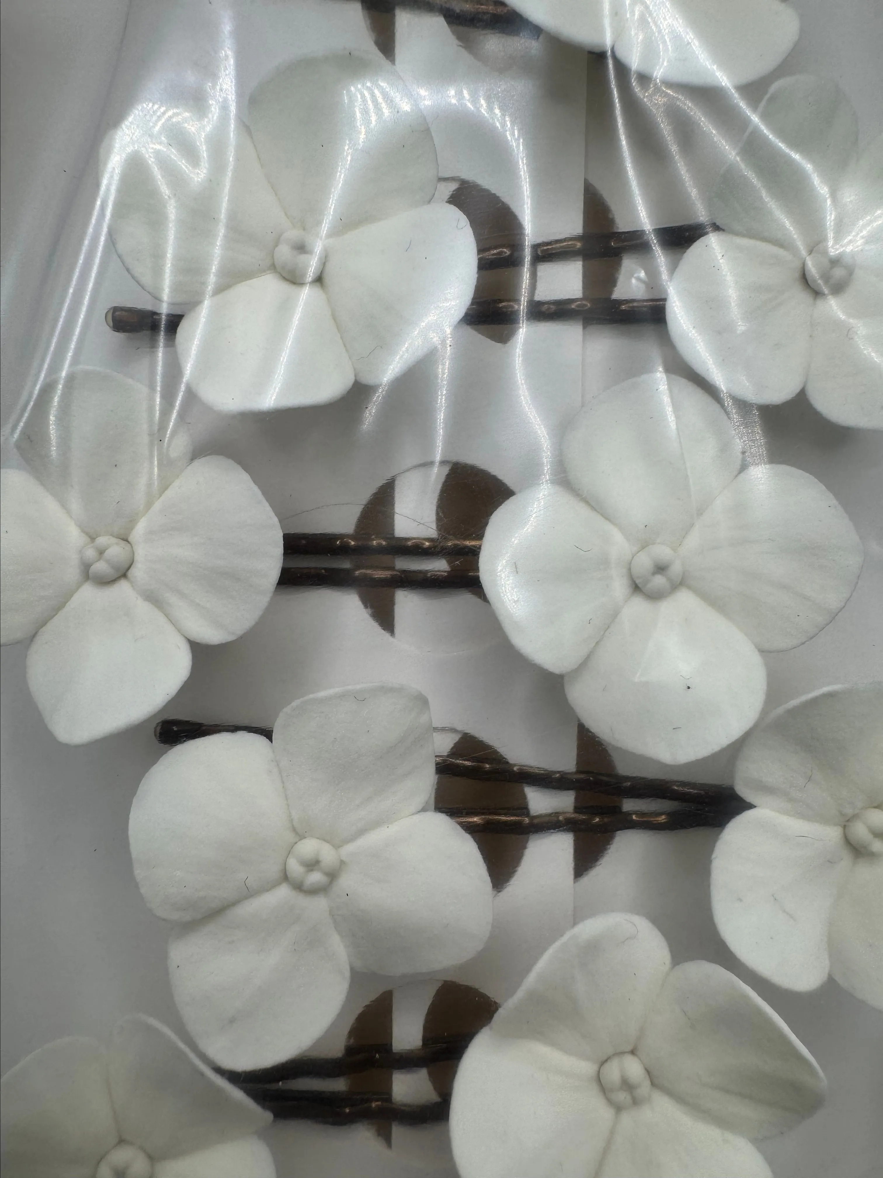 Product image for 035 Set of 10 flower Bobby pins