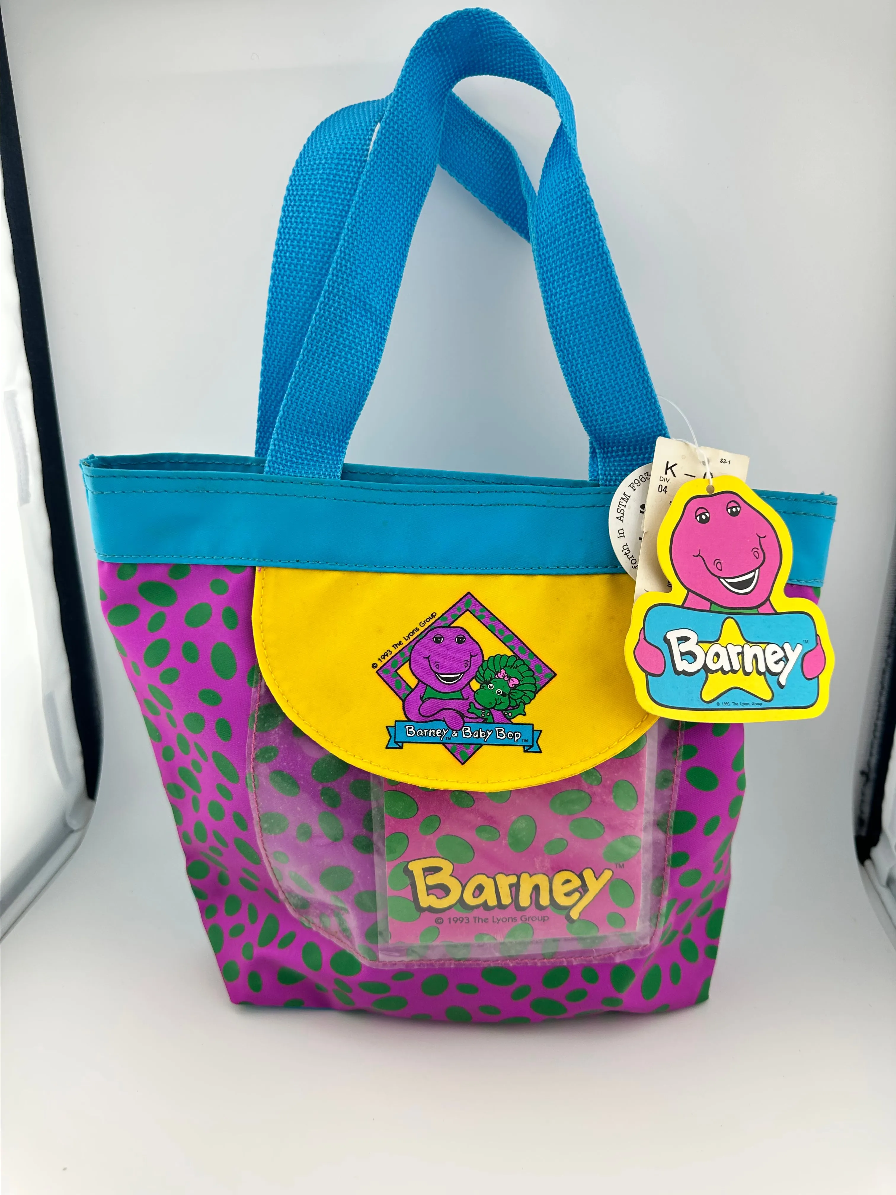 Product image for 1993 New With Tag Barney Bag